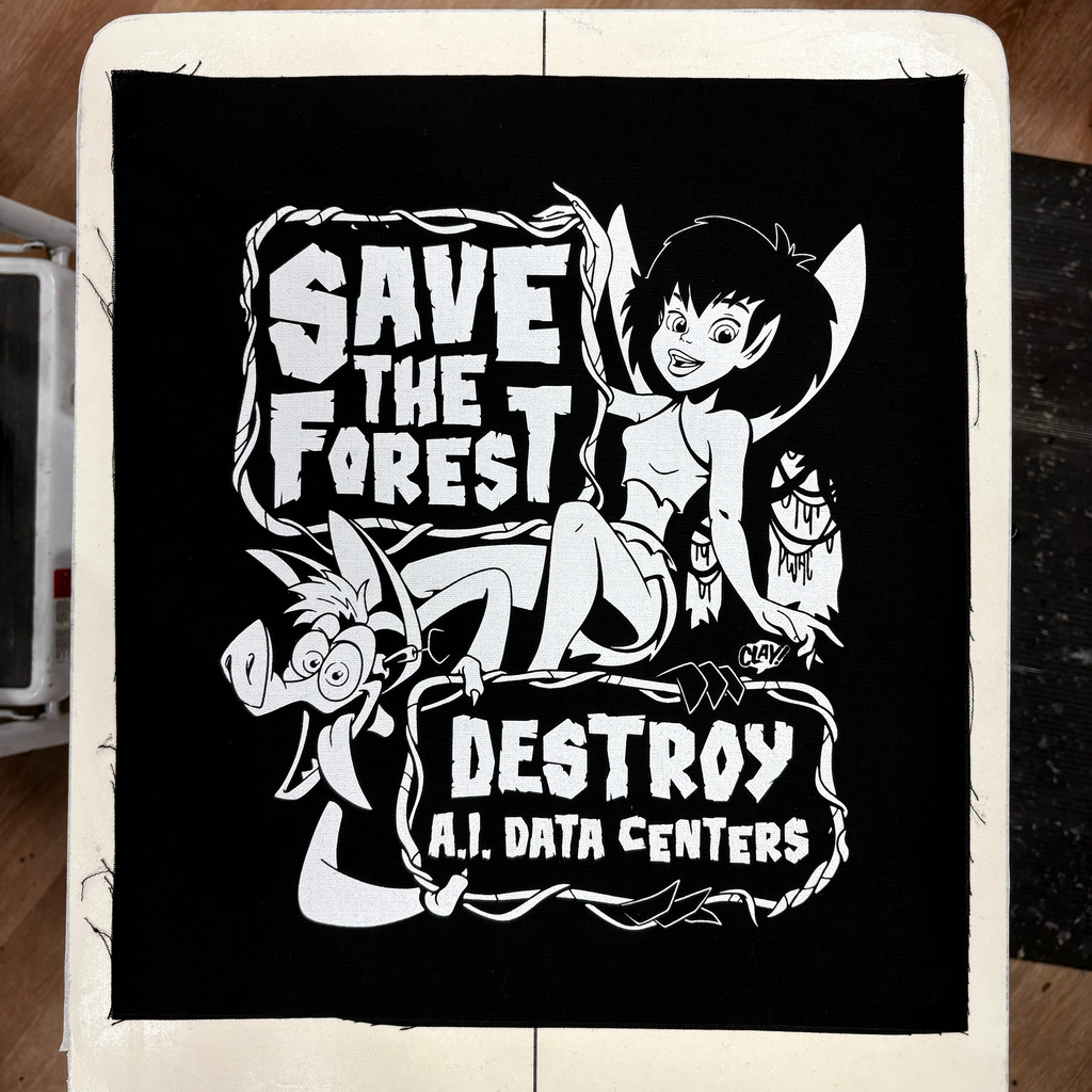 Save the Forest Destroy AI Data Centers - Patch (6x6)