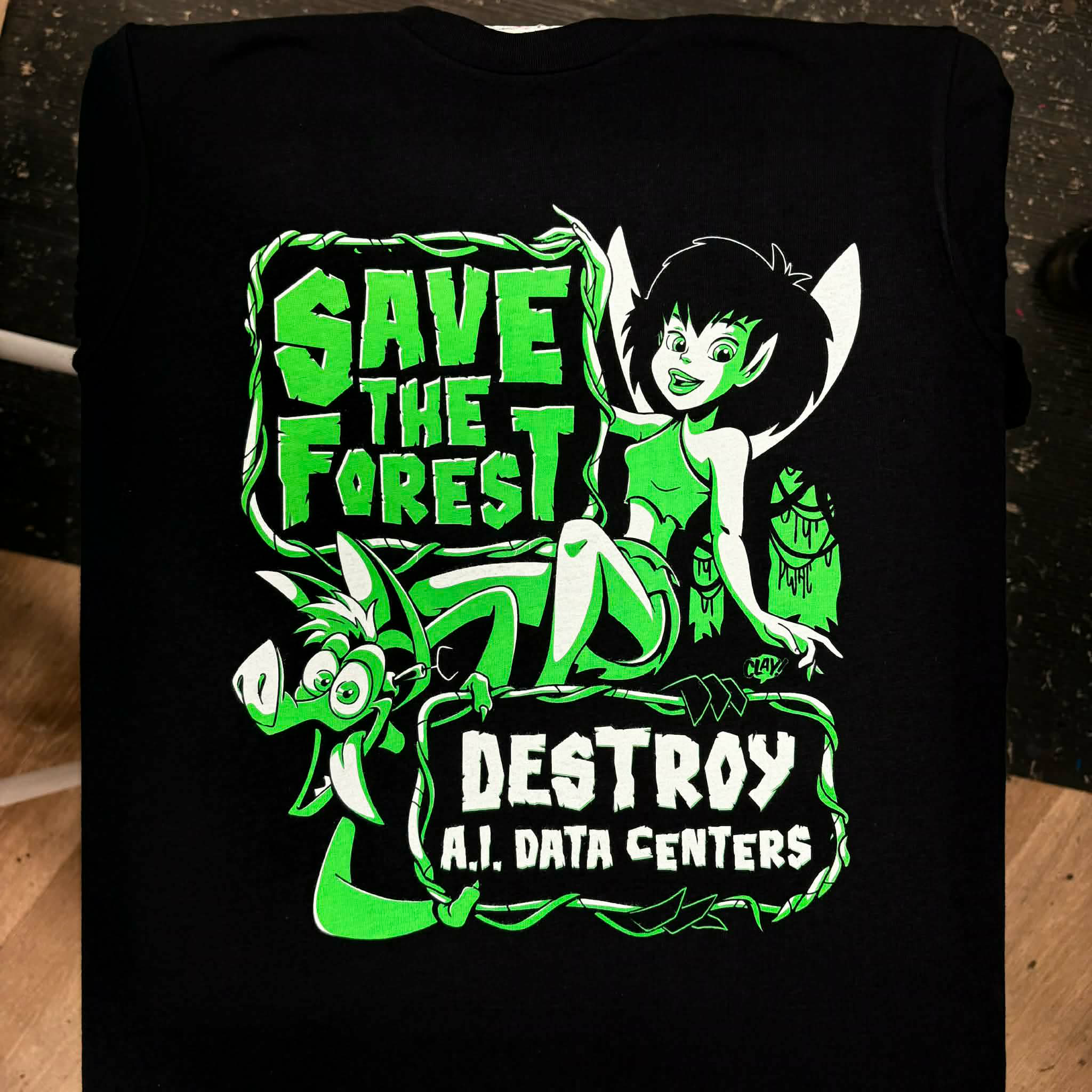 Save the Forest Destroy AI Data Centers - Clay Graham