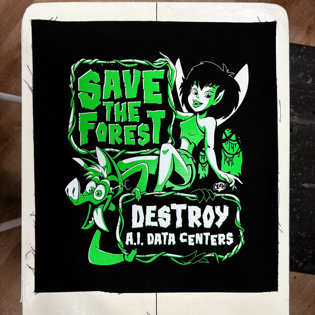 Save the Forest Destroy AI Data Centers - Patch (6x6)