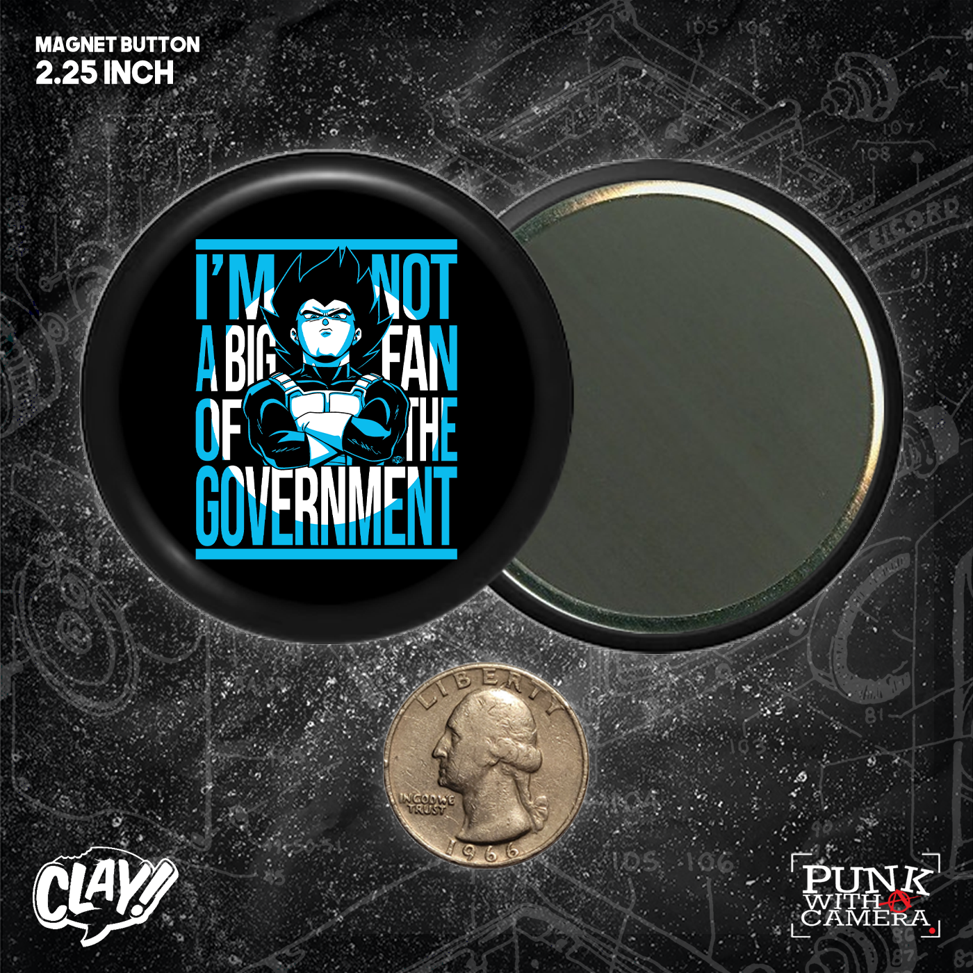 I Am Not A Big Fan Of The Government - Buttons (1, 1.25, 1.5, 2.25 Inch)