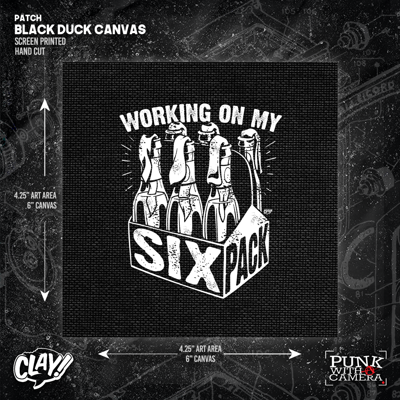 I'm Working On My Six Pack - Patch (6x6)