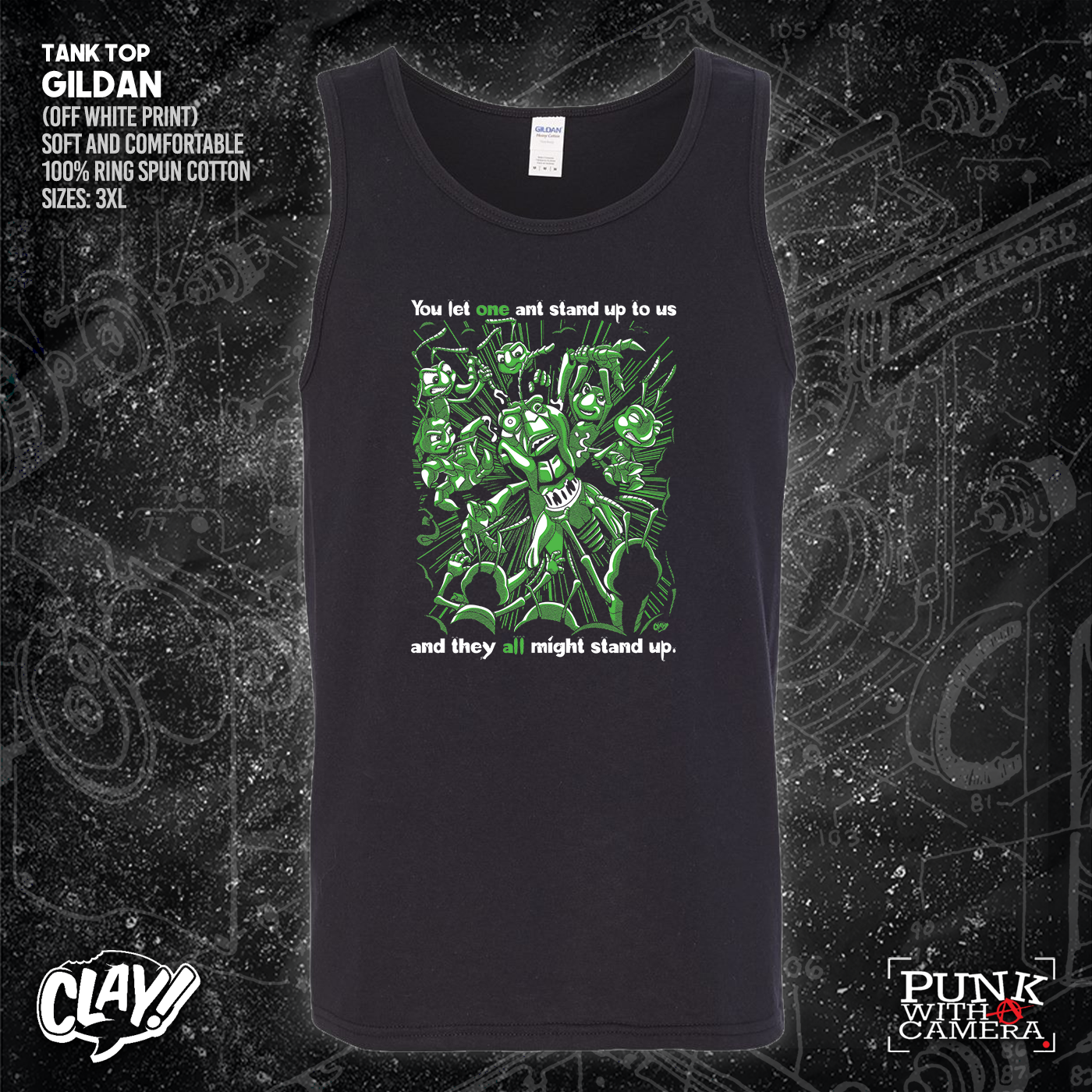 You Let One Ant Stand Up To Us And They All Might Stand Up - Clay Graham