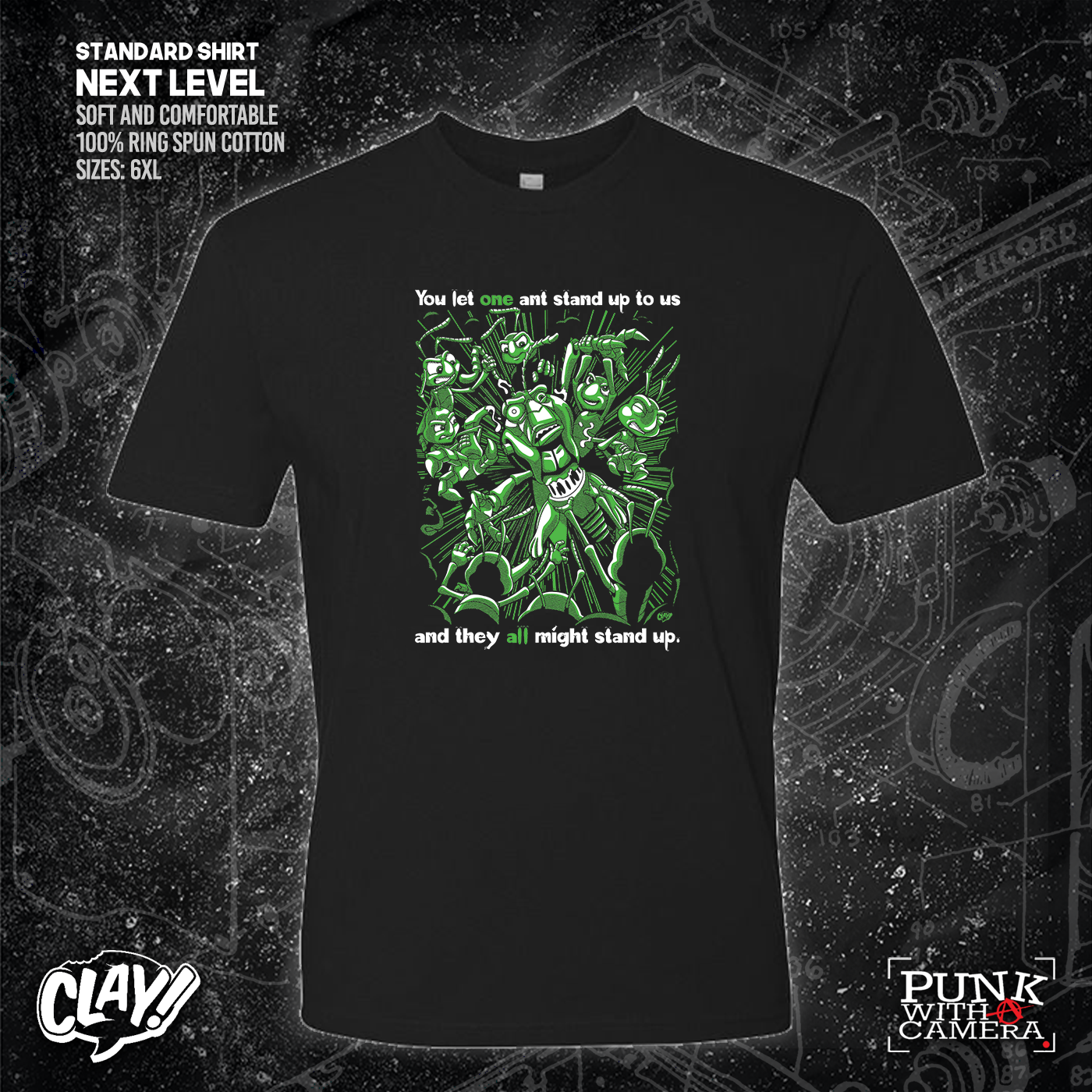 You Let One Ant Stand Up To Us And They All Might Stand Up - Clay Graham