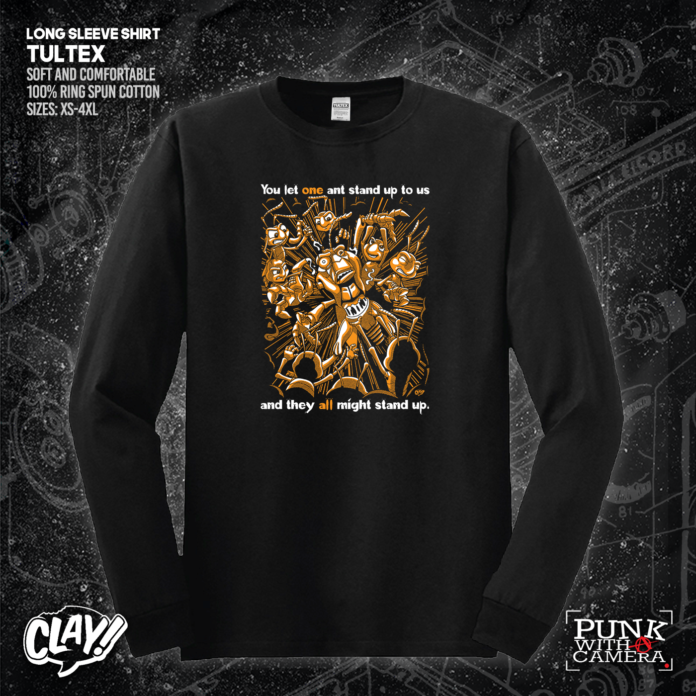 You Let One Ant Stand Up To Us And They All Might Stand Up - Clay Graham