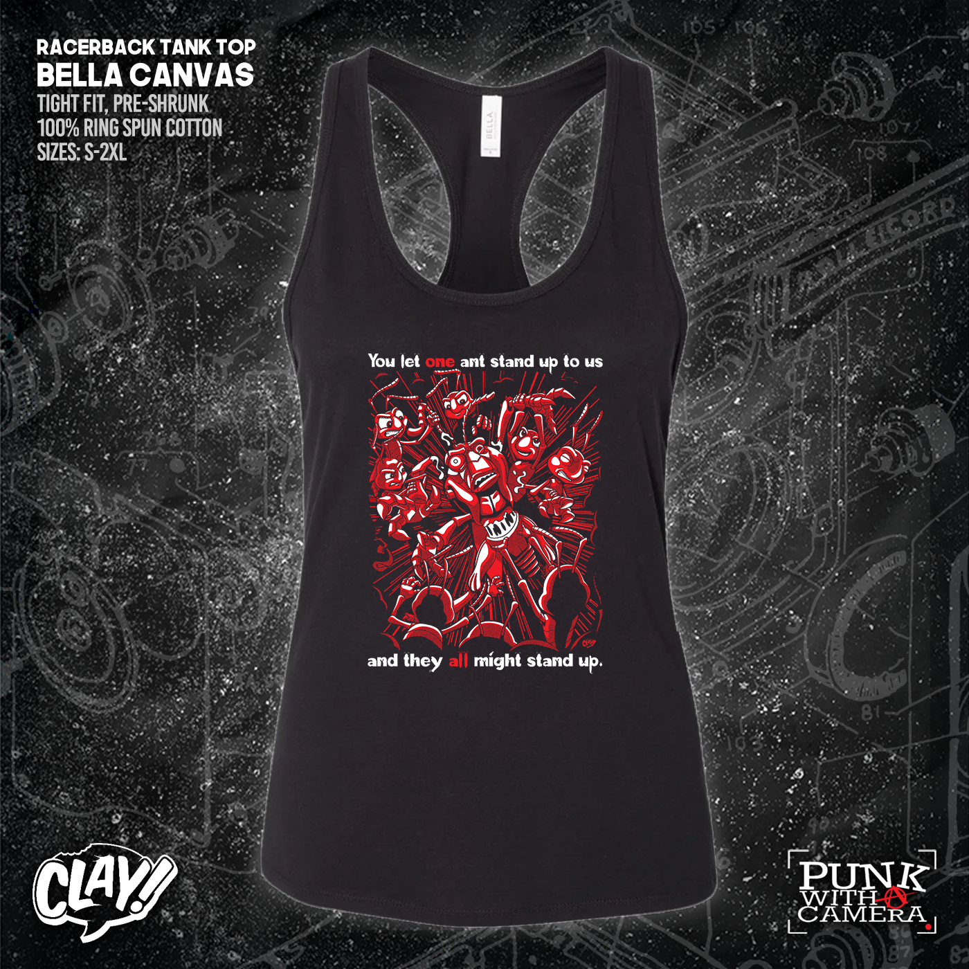 You Let One Ant Stand Up To Us And They All Might Stand Up - Clay Graham