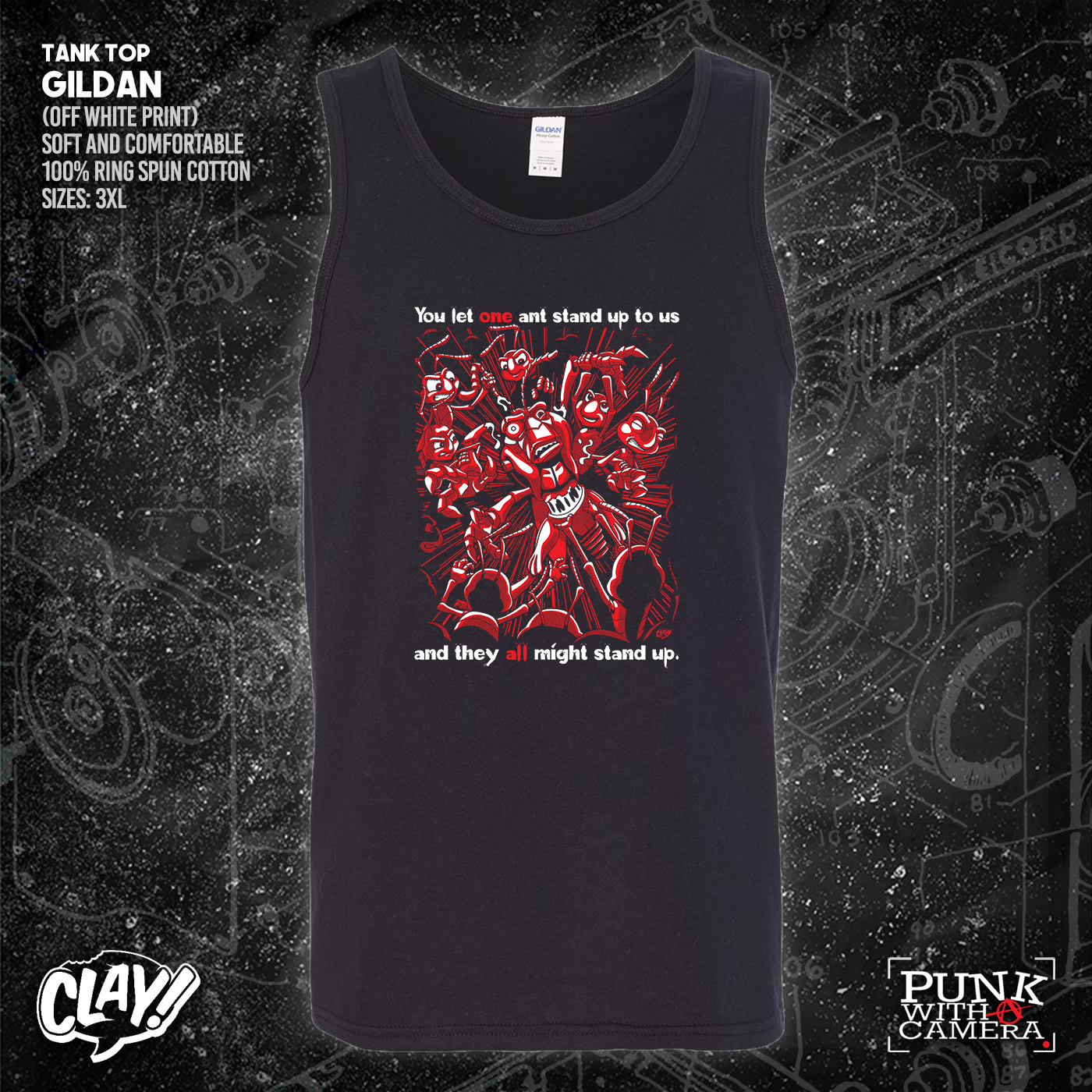 You Let One Ant Stand Up To Us And They All Might Stand Up - Clay Graham