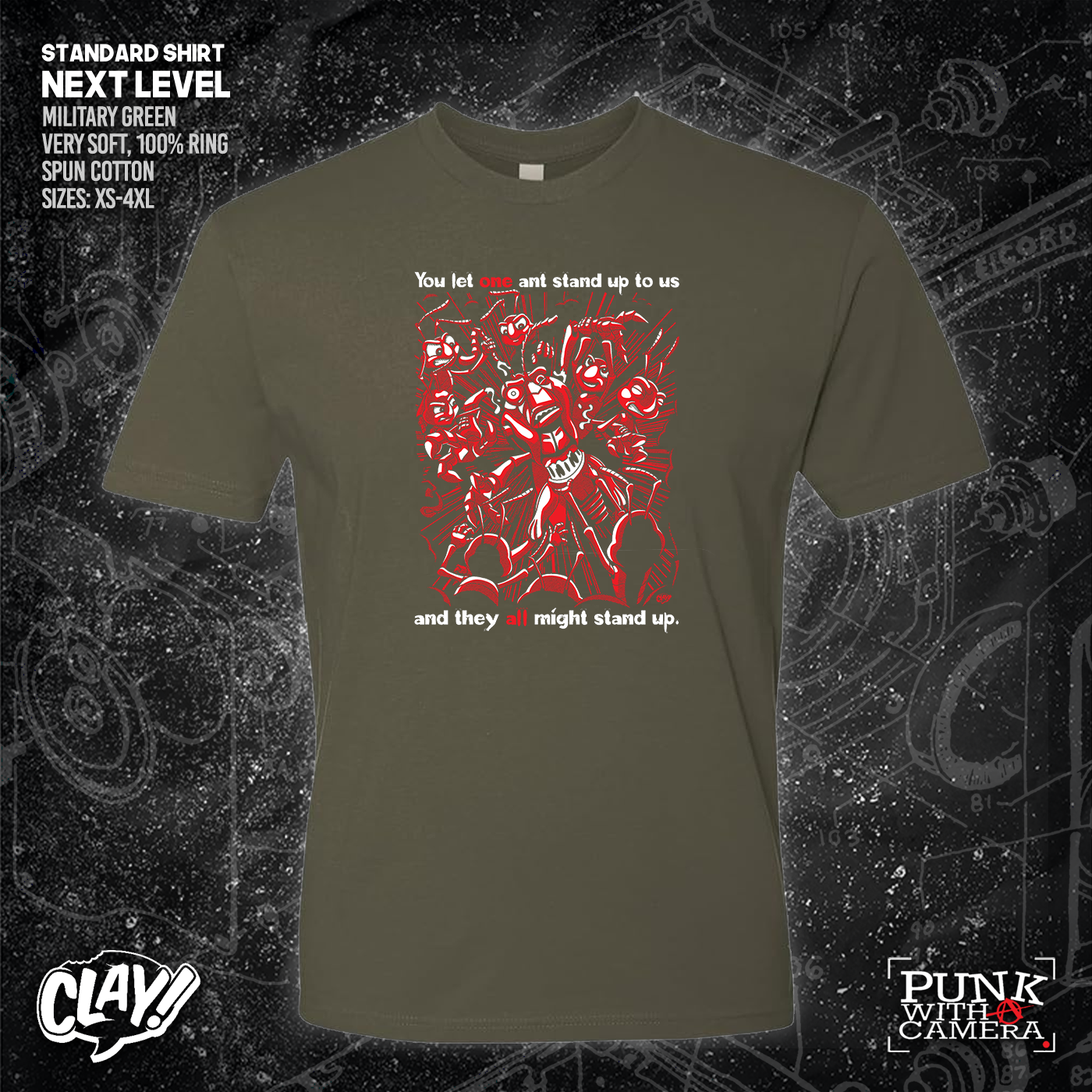 You Let One Ant Stand Up To Us And They All Might Stand Up - Clay Graham