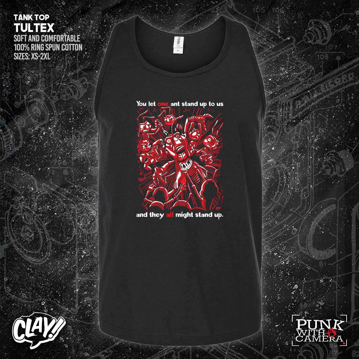 You Let One Ant Stand Up To Us And They All Might Stand Up - Clay Graham