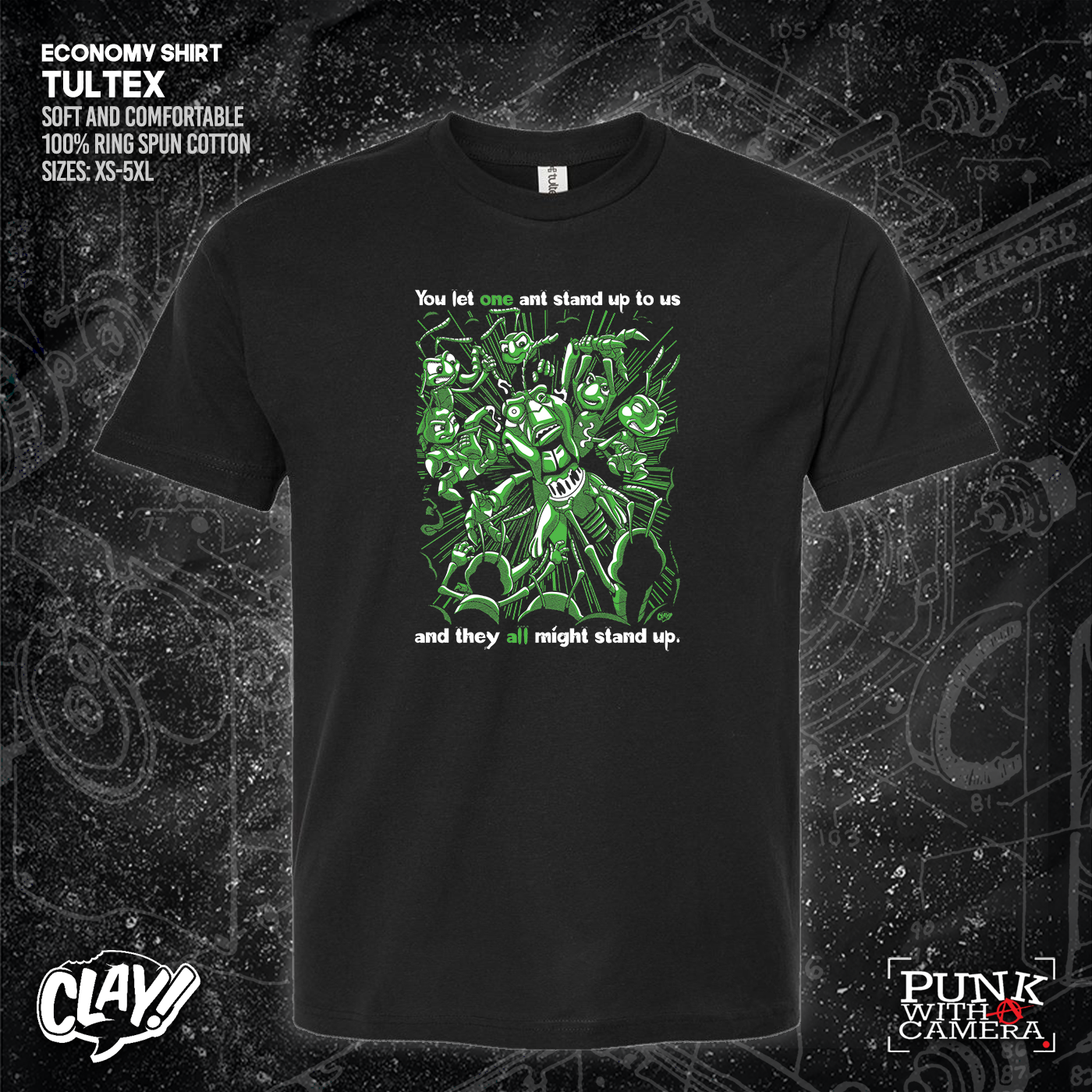 You Let One Ant Stand Up To Us And They All Might Stand Up - Clay Graham