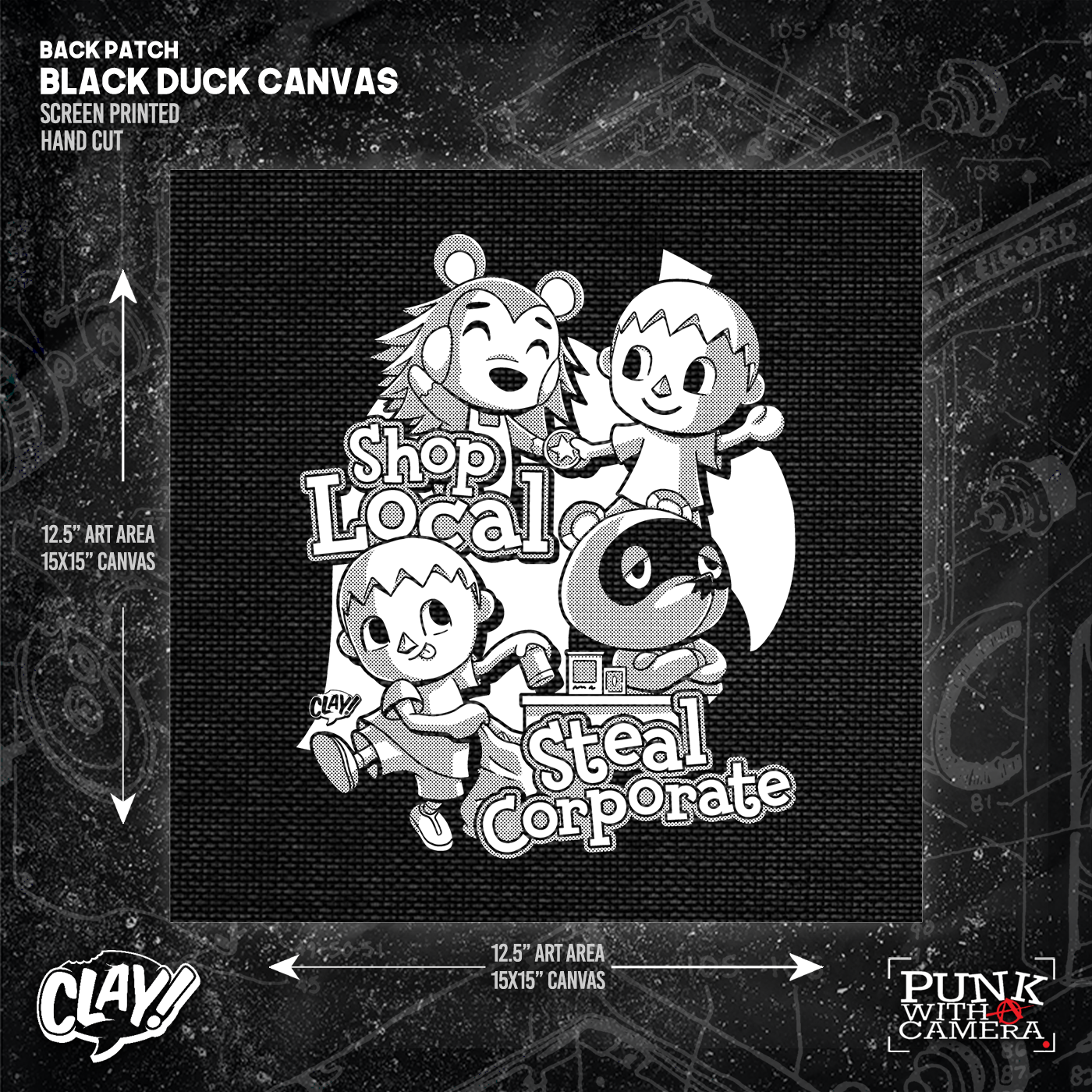 Shop Local Steal Corporate - Backpatch