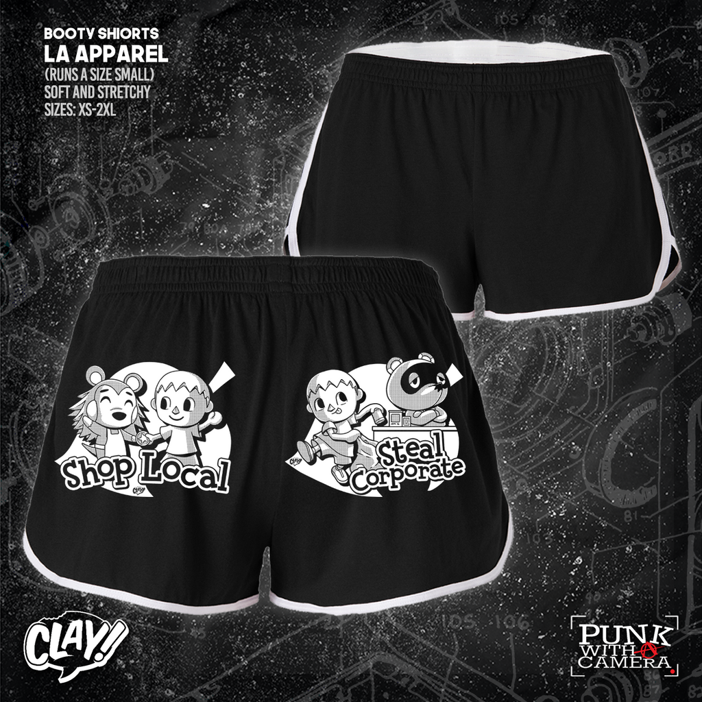 Shop Local Steal Corporate - Booty Shorts