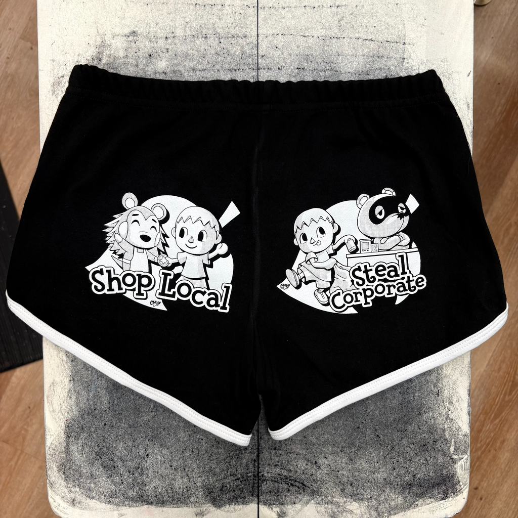Shop Local Steal Corporate - Booty Shorts
