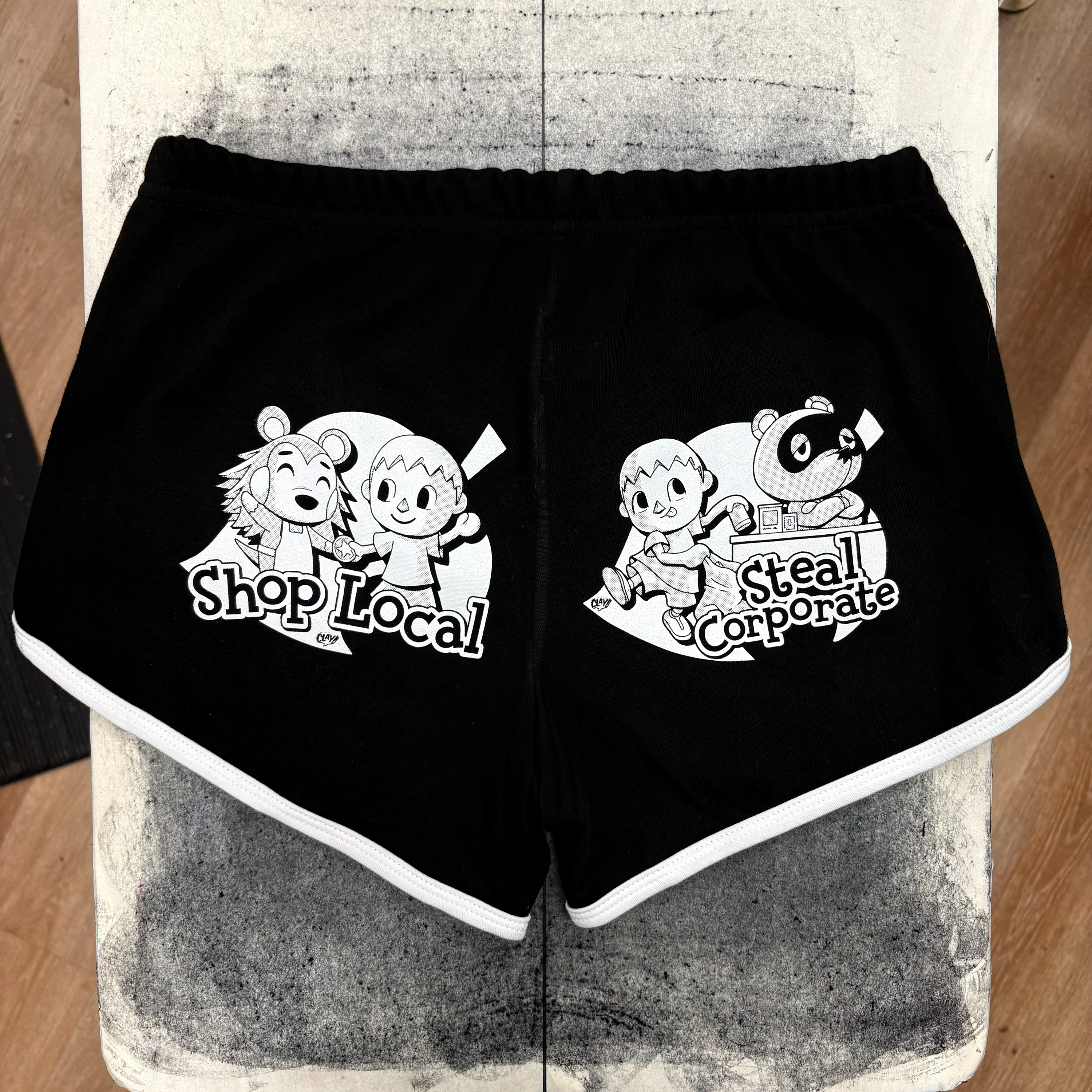 Shop Local Steal Corporate - Booty Shorts