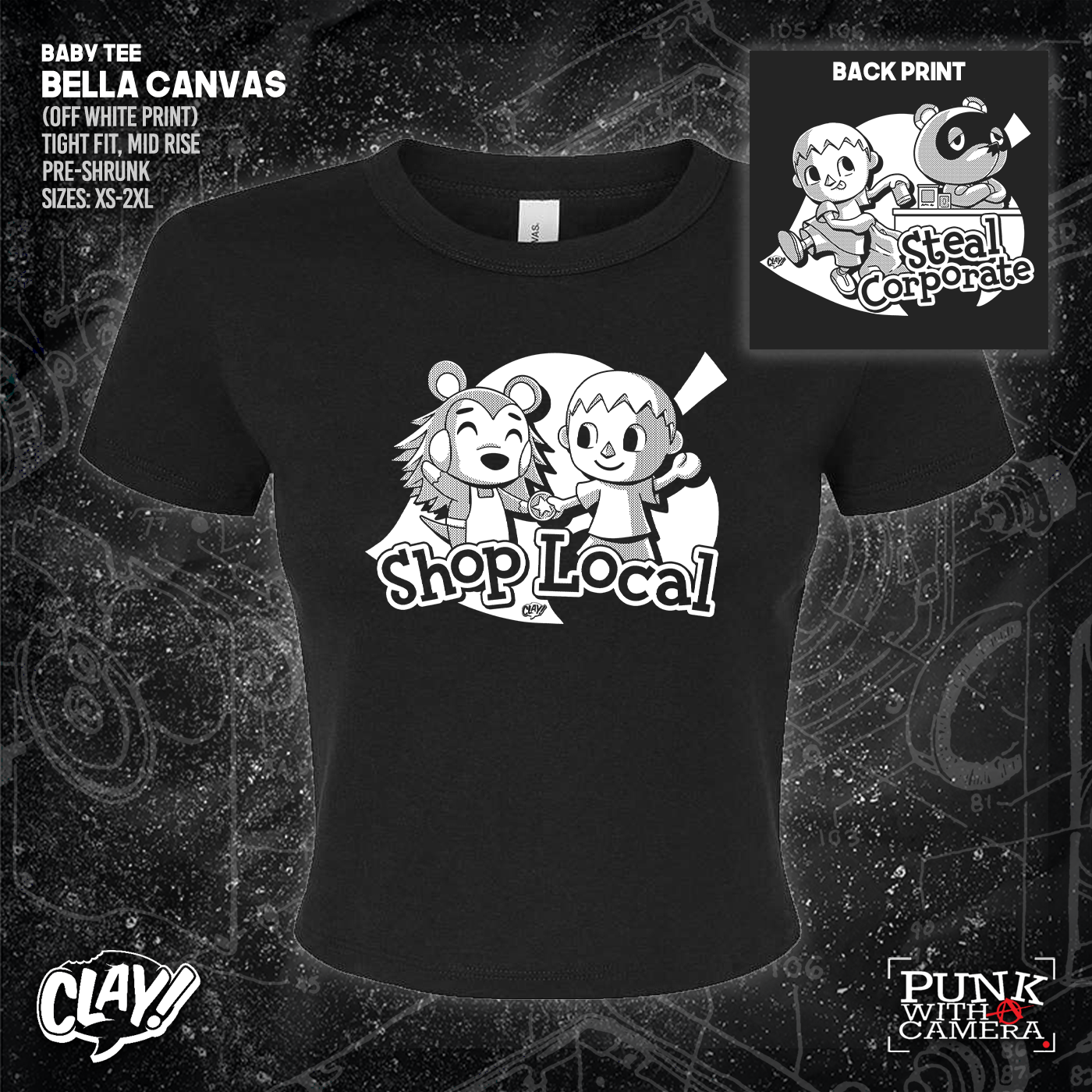 Shop Local Steal Corporate - Clay - Double Sided