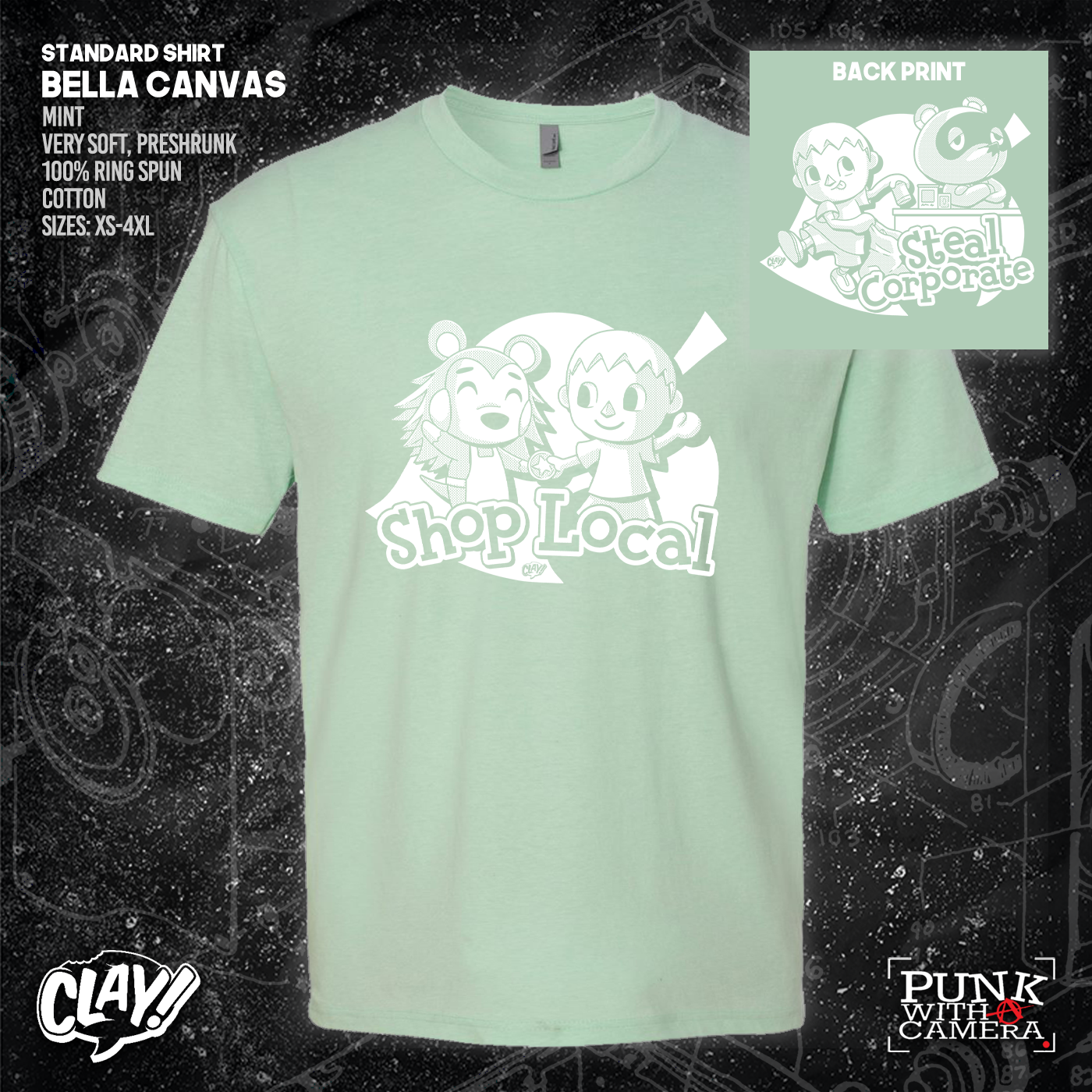 Shop Local Steal Corporate - Clay - Double Sided