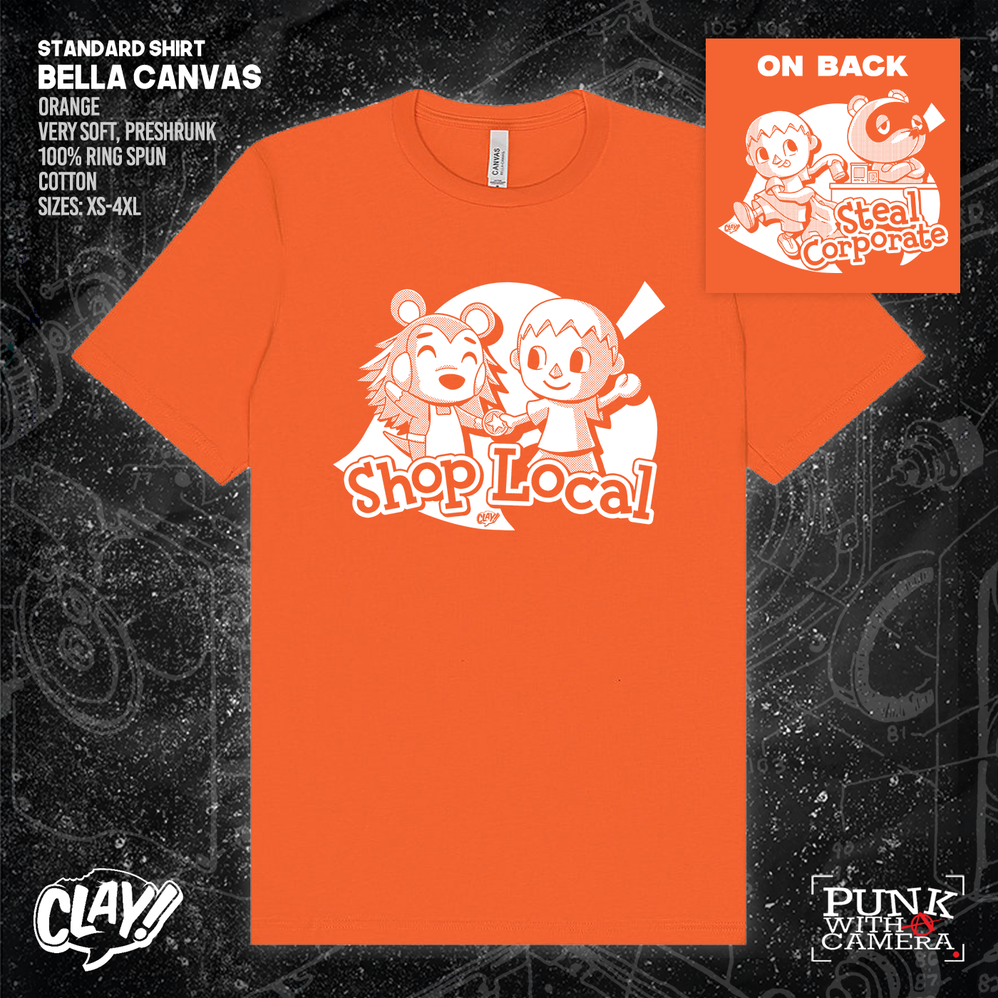 Shop Local Steal Corporate - Clay Graham - Double Sided
