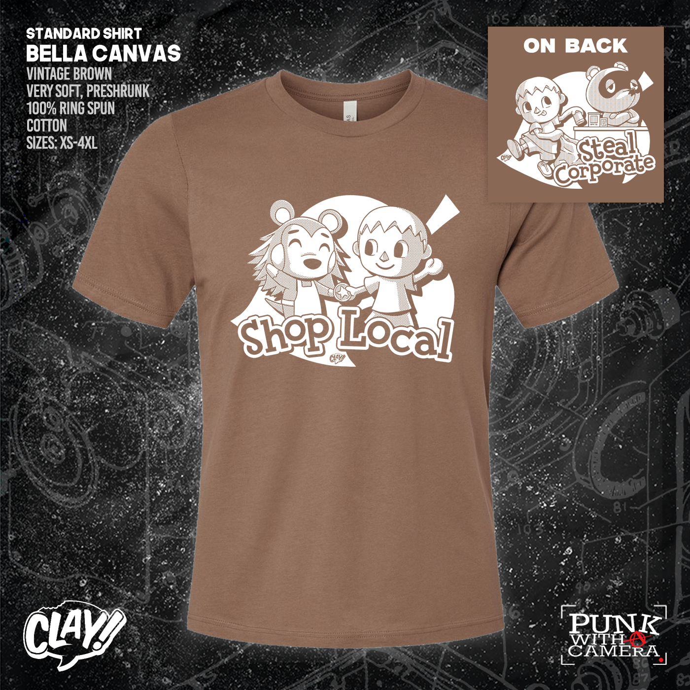 Shop Local Steal Corporate - Clay Graham - Double Sided