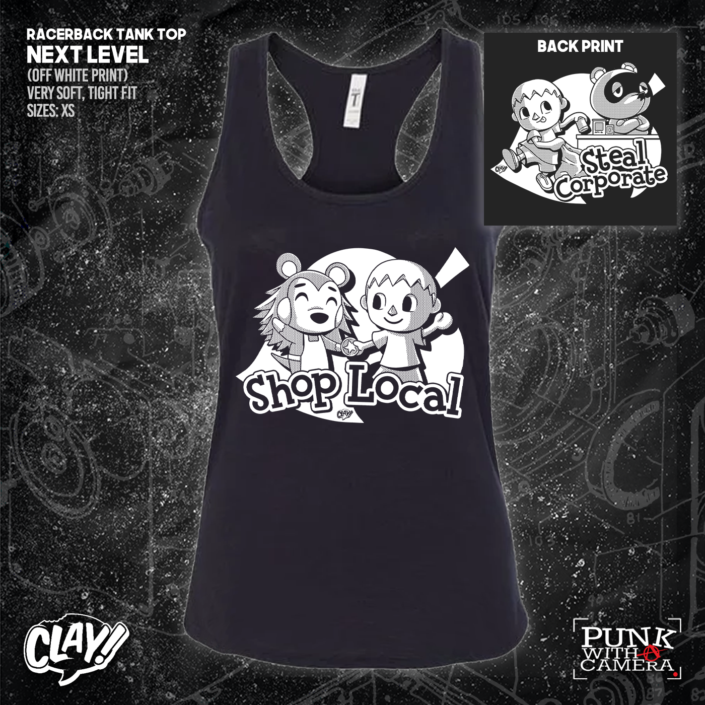 Shop Local Steal Corporate - Clay - Double Sided