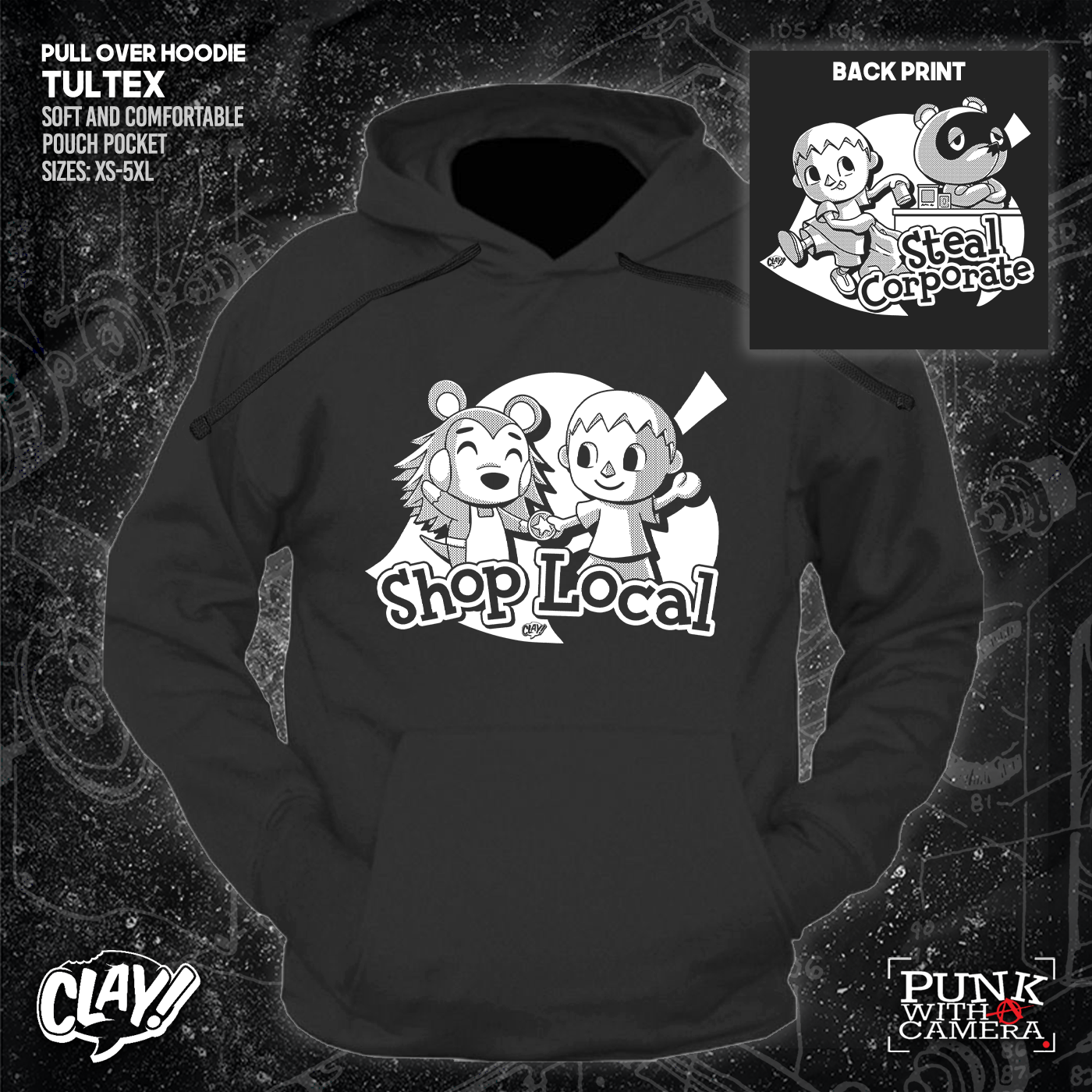 Shop Local Steal Corporate - Clay - Double Sided