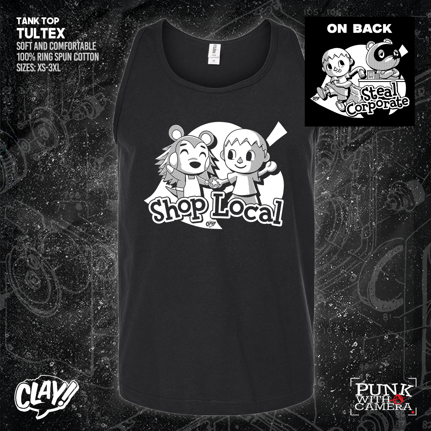 Shop Local Steal Corporate - Clay Graham - Double Sided
