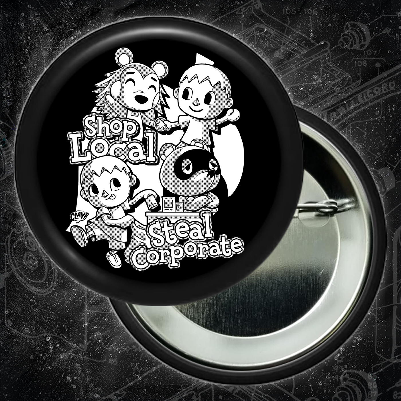 Shop Local Steal Corporate - Buttons (1.5 & 2.25 Inch)