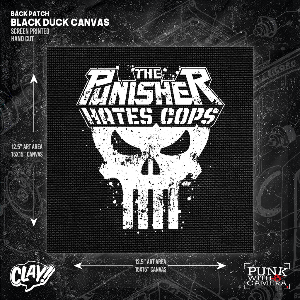 The Punisher Hates Cops - Backpatch