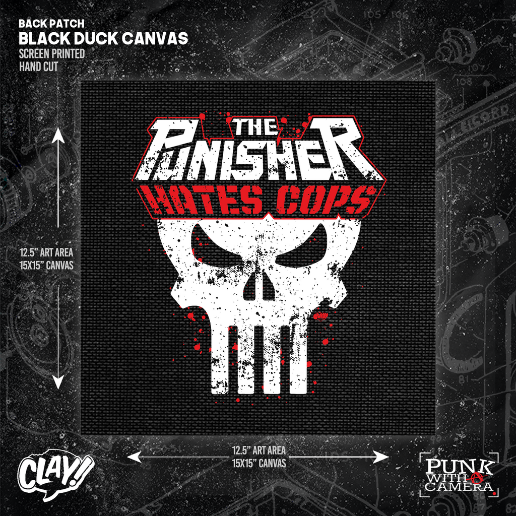 The Punisher Hates Cops - Backpatch