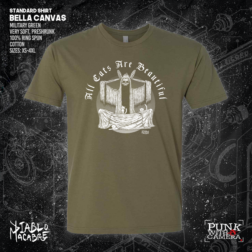 All Cats Are Beautiful - Skull - Diablo Macabre