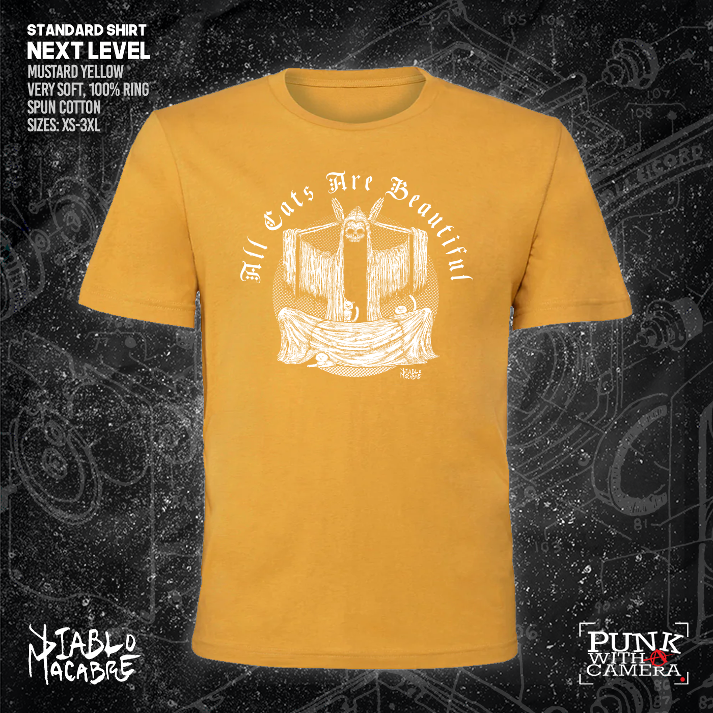 All Cats Are Beautiful - Skull - Diablo Macabre