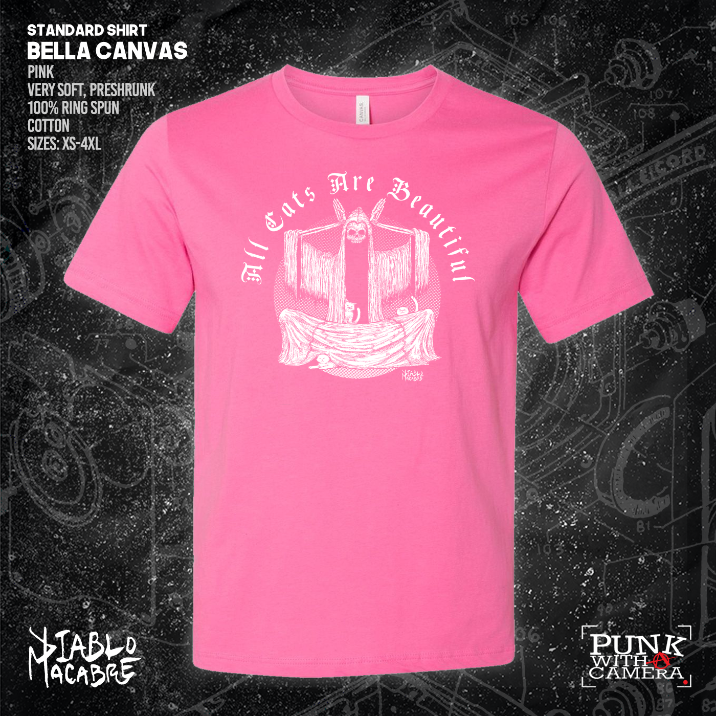 All Cats Are Beautiful - Skull - Diablo Macabre