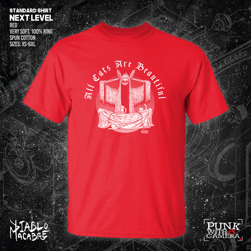 All Cats Are Beautiful - Skull - Diablo Macabre