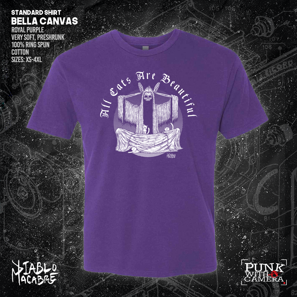 All Cats Are Beautiful - Skull - Diablo Macabre