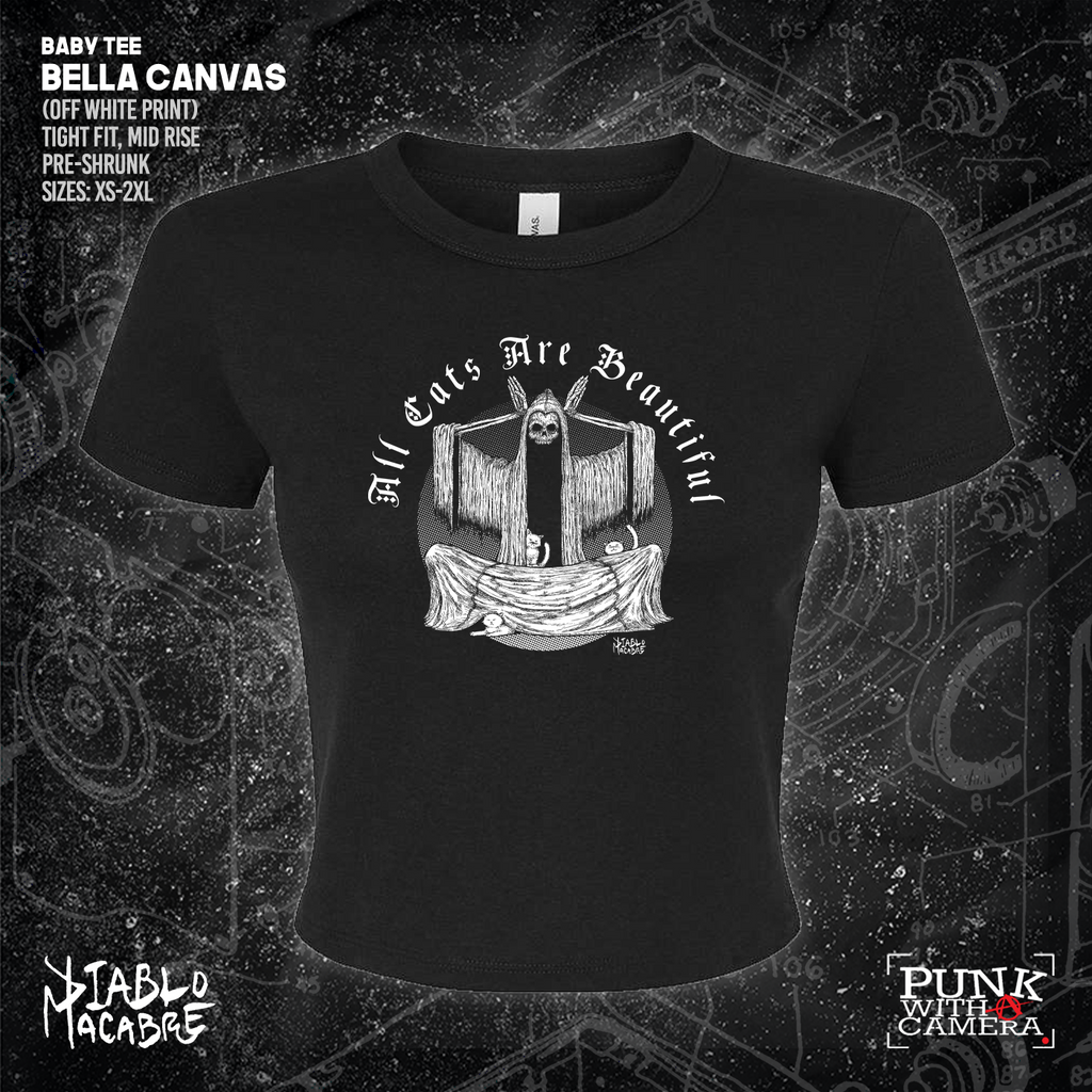 All Cats Are Beautiful - Skull - Diablo Macabre