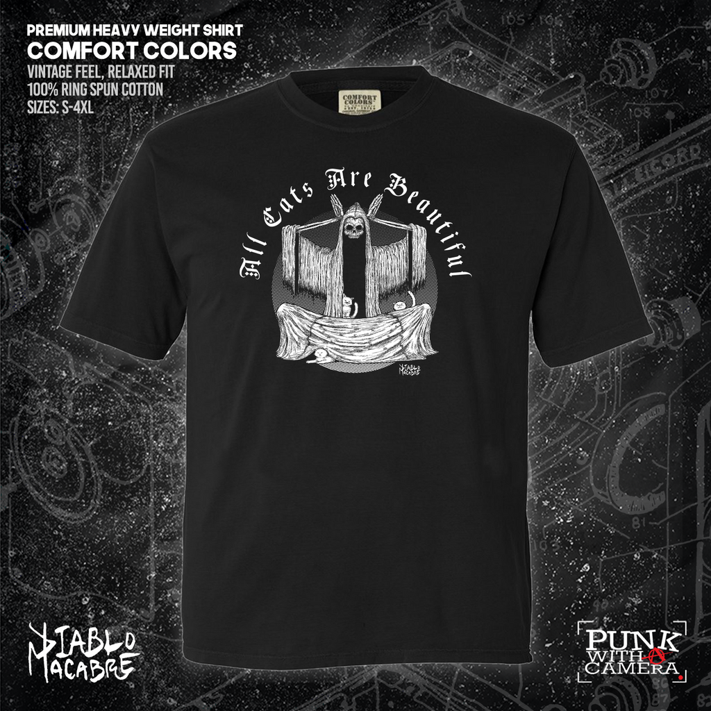 All Cats Are Beautiful - Skull - Diablo Macabre