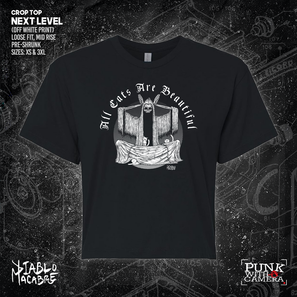 All Cats Are Beautiful - Skull - Diablo Macabre