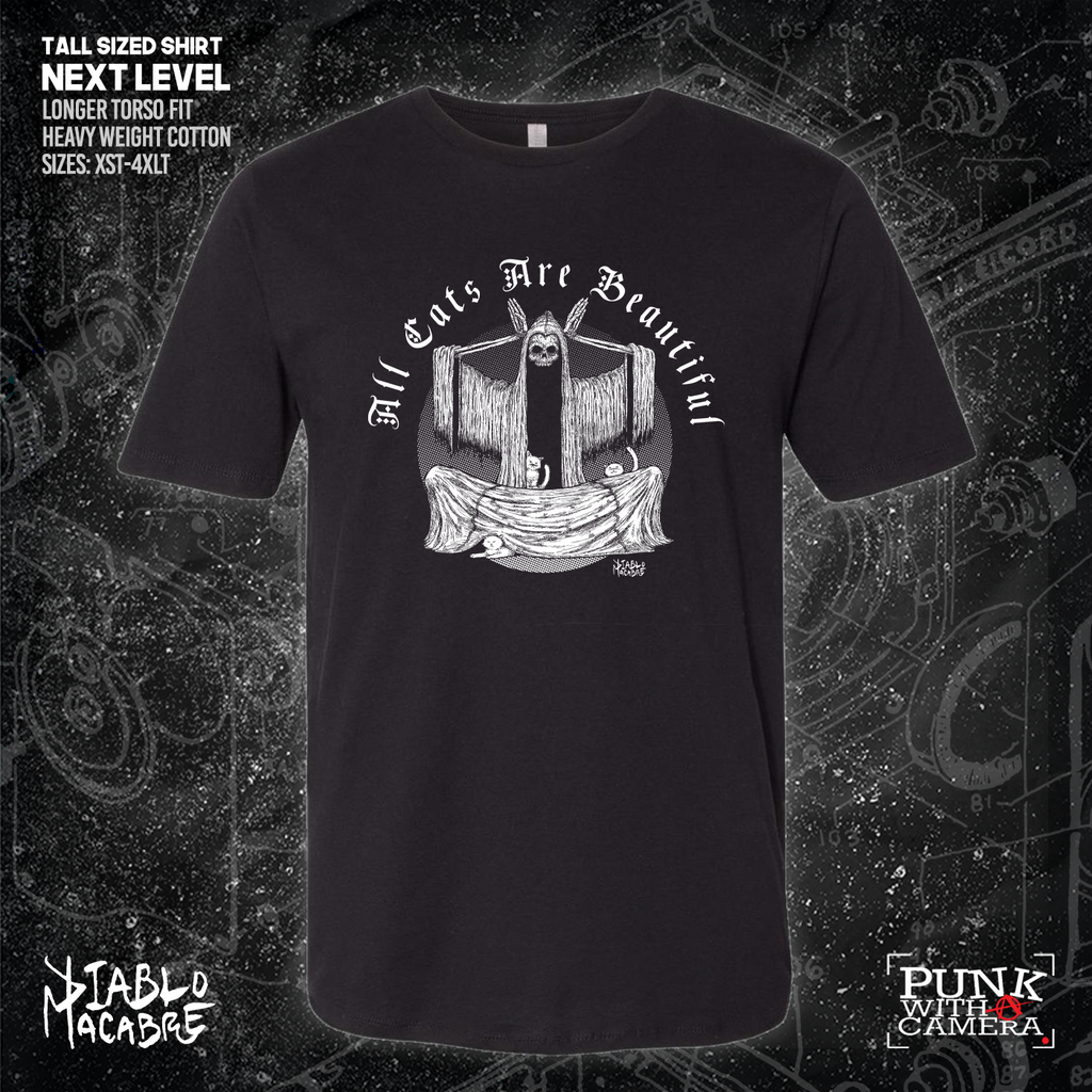 All Cats Are Beautiful - Skull - Diablo Macabre