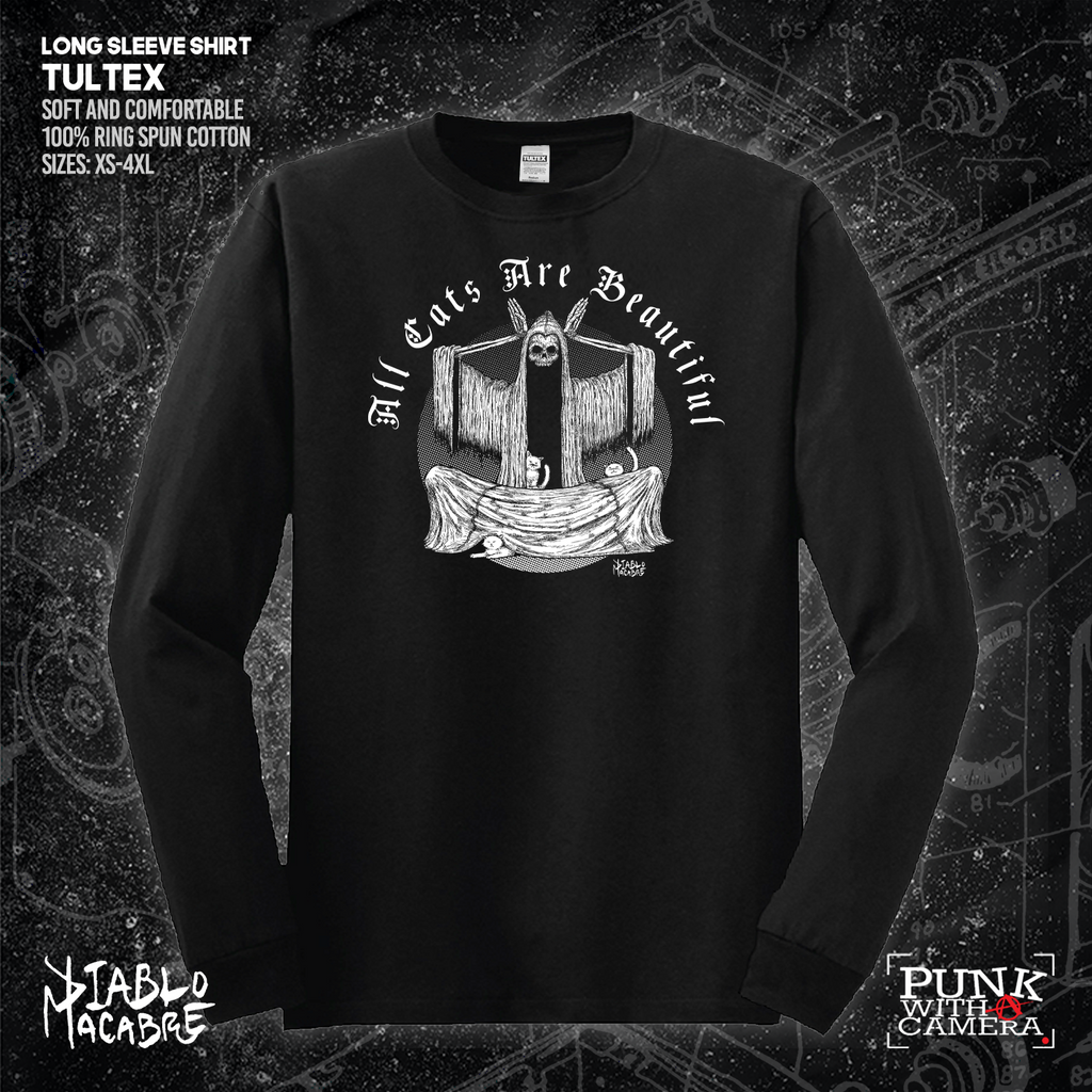 All Cats Are Beautiful - Skull - Diablo Macabre