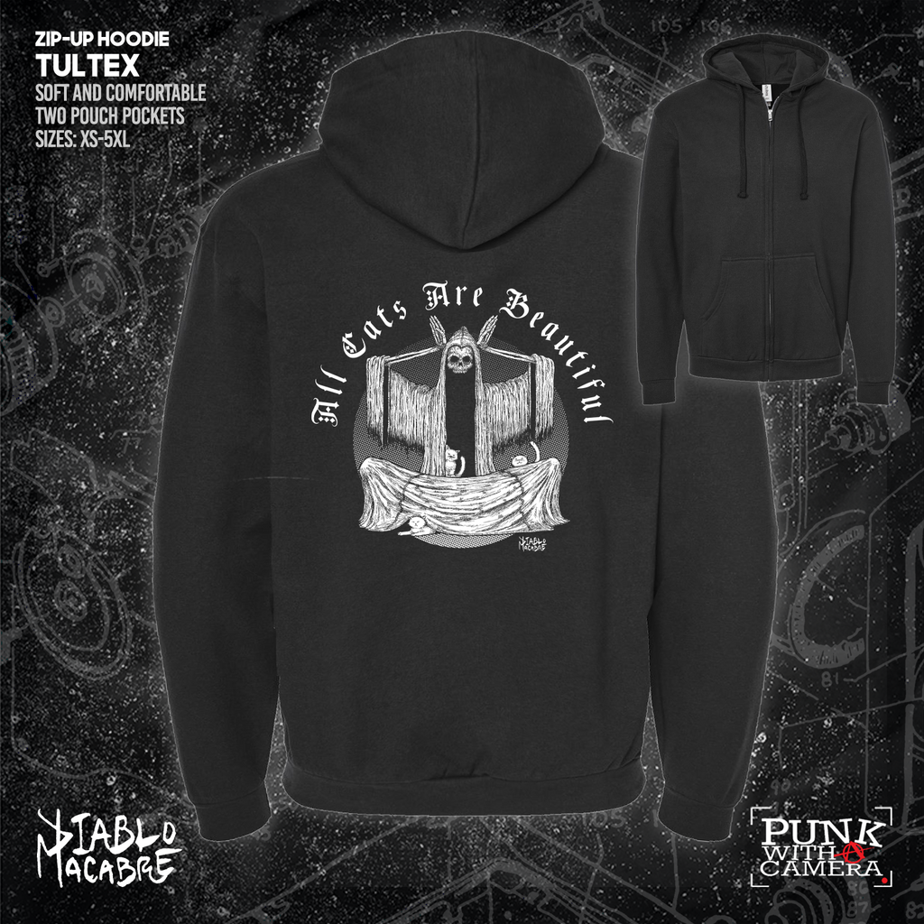 All Cats Are Beautiful - Skull - Diablo Macabre