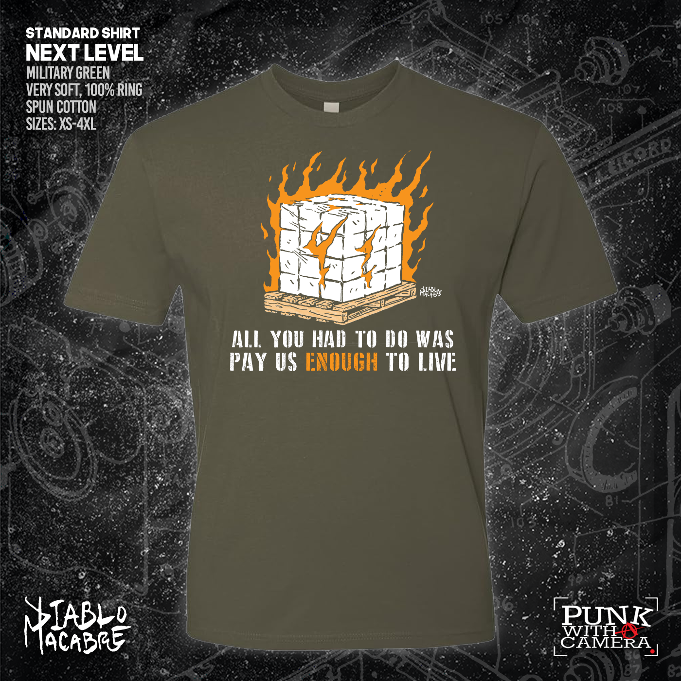 You Only Had To Pay Us Enough To Live - Diablo Macabre