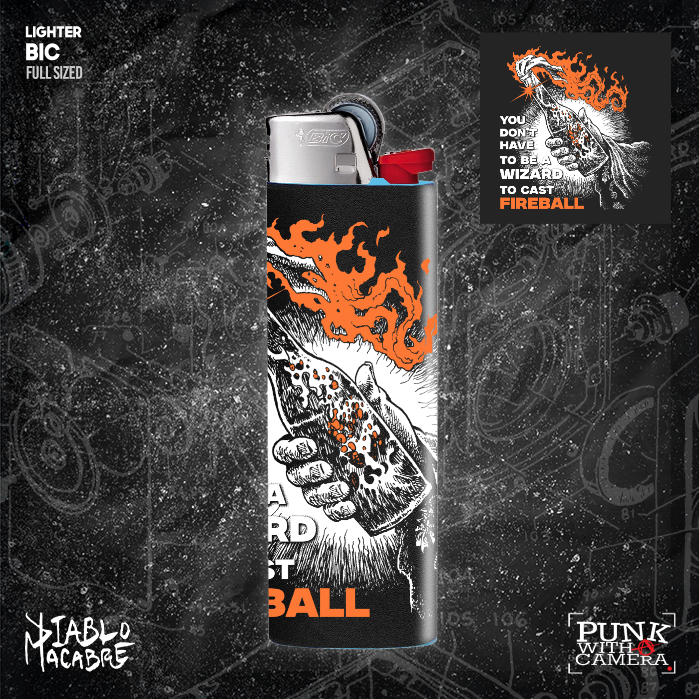 You Don't Have To Be A Wizard To Cast A Fireball - Lighter
