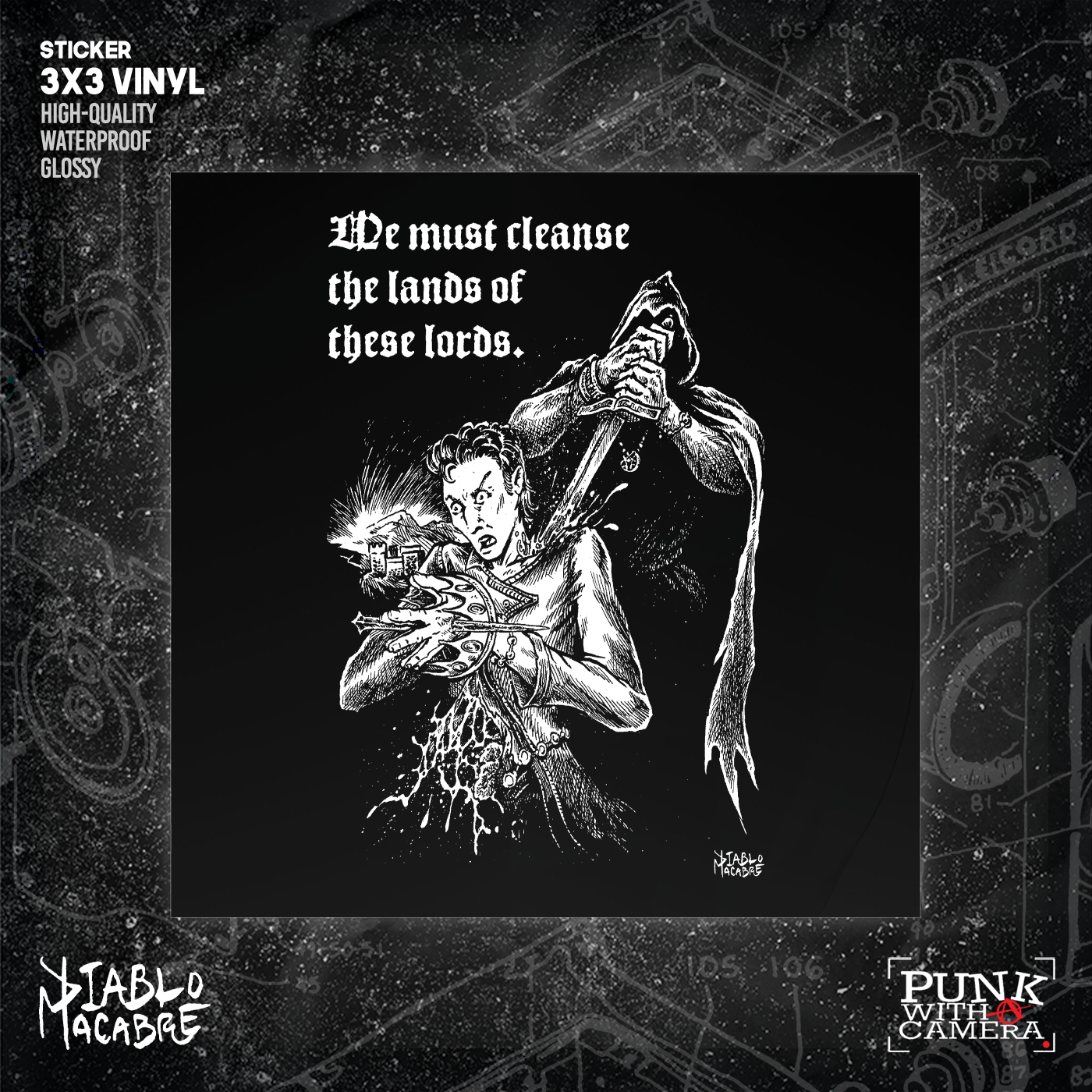 We Must Cleanse The Lords Of These Lands - Sticker (3X3)