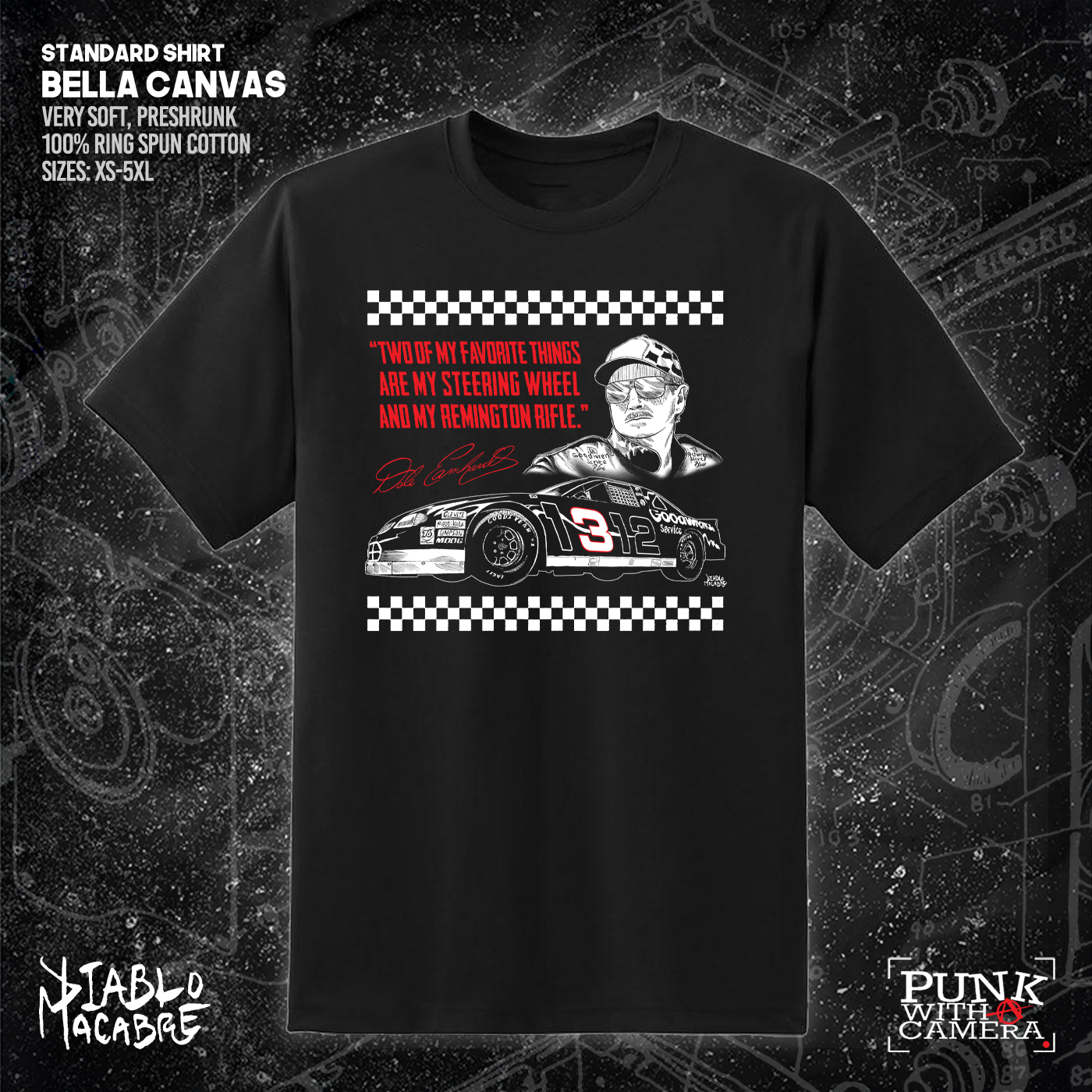 Two Of My Favorite Things Are My Steering Wheel And My Remington Rifle. - Diablo Macabre
