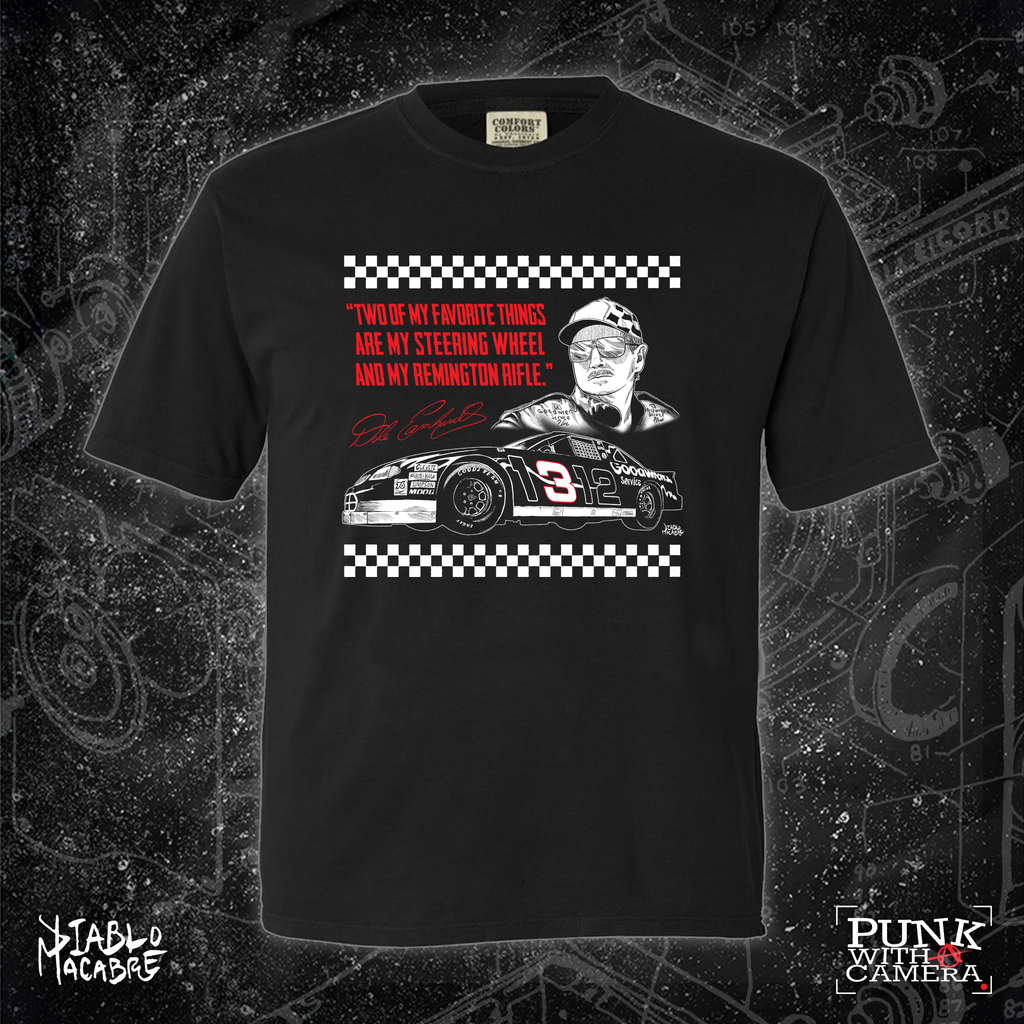 Two Of My Favorite Things Are My Steering Wheel And My Remington Rifle. - Two Color - Diablo Macabre