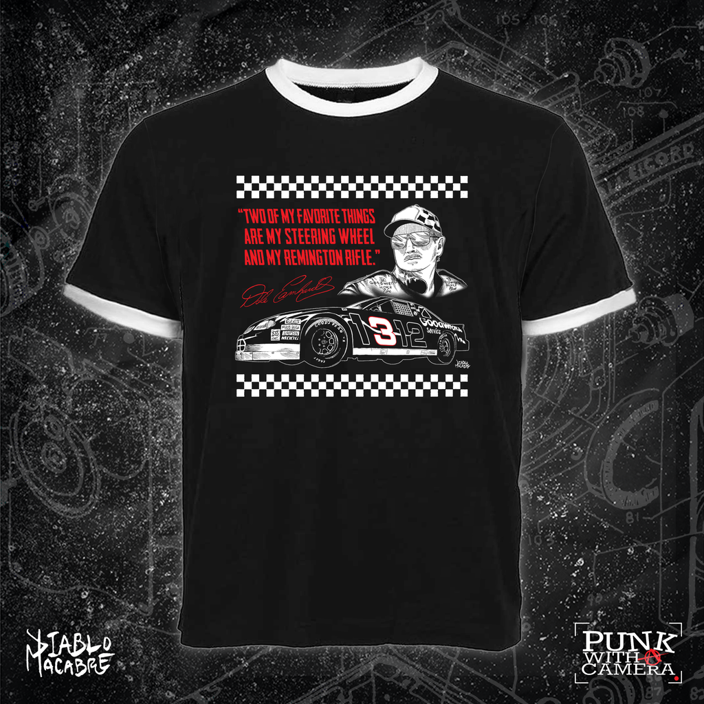 Two Of My Favorite Things Are My Steering Wheel And My Remington Rifle. - Two Color - Diablo Macabre