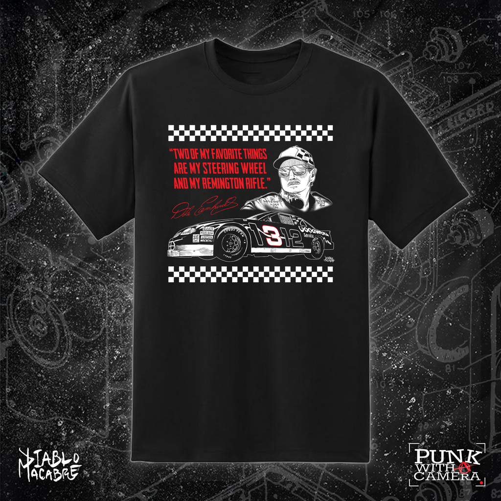 Two Of My Favorite Things Are My Steering Wheel And My Remington Rifle. - Two Color - Diablo Macabre