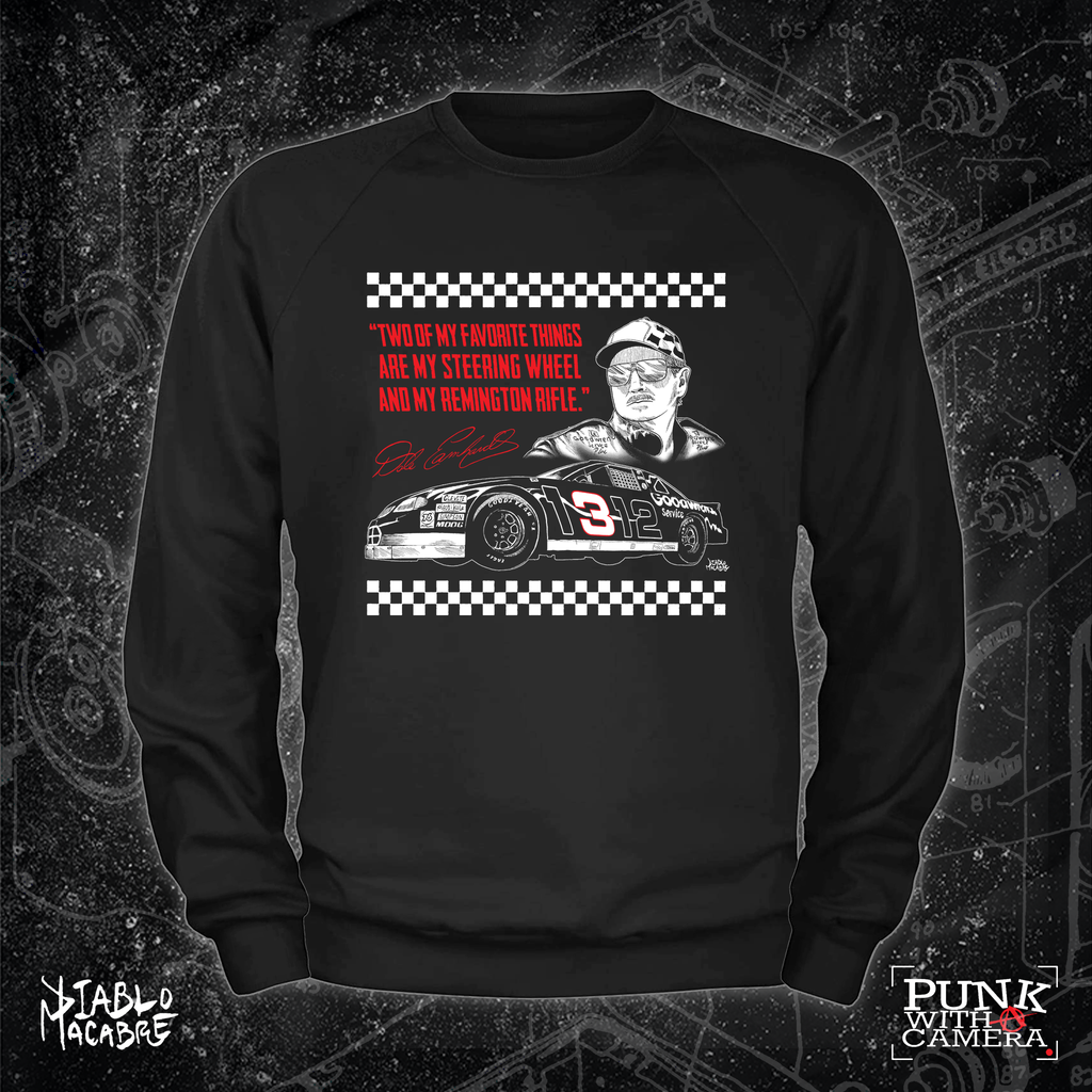 Two Of My Favorite Things Are My Steering Wheel And My Remington Rifle. - Two Color - Diablo Macabre