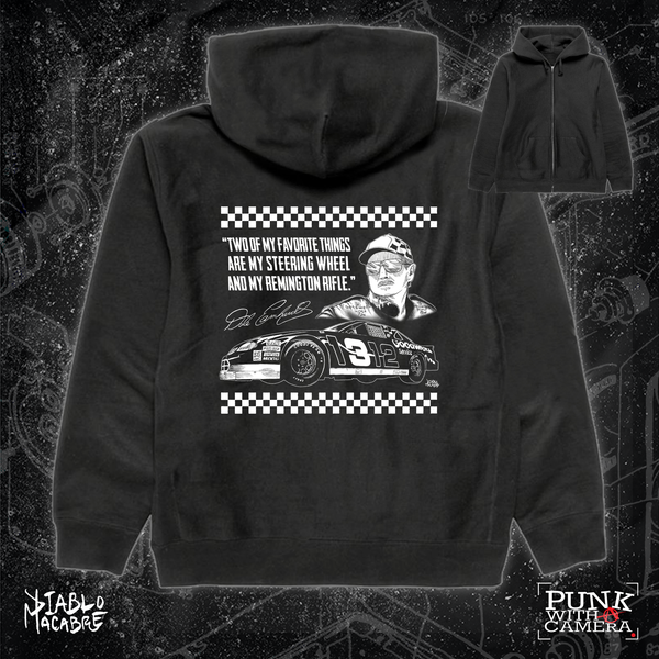 Two of my favorite things are my steering wheel and my Remington rifle. - One Color -  Diablo Macabre
