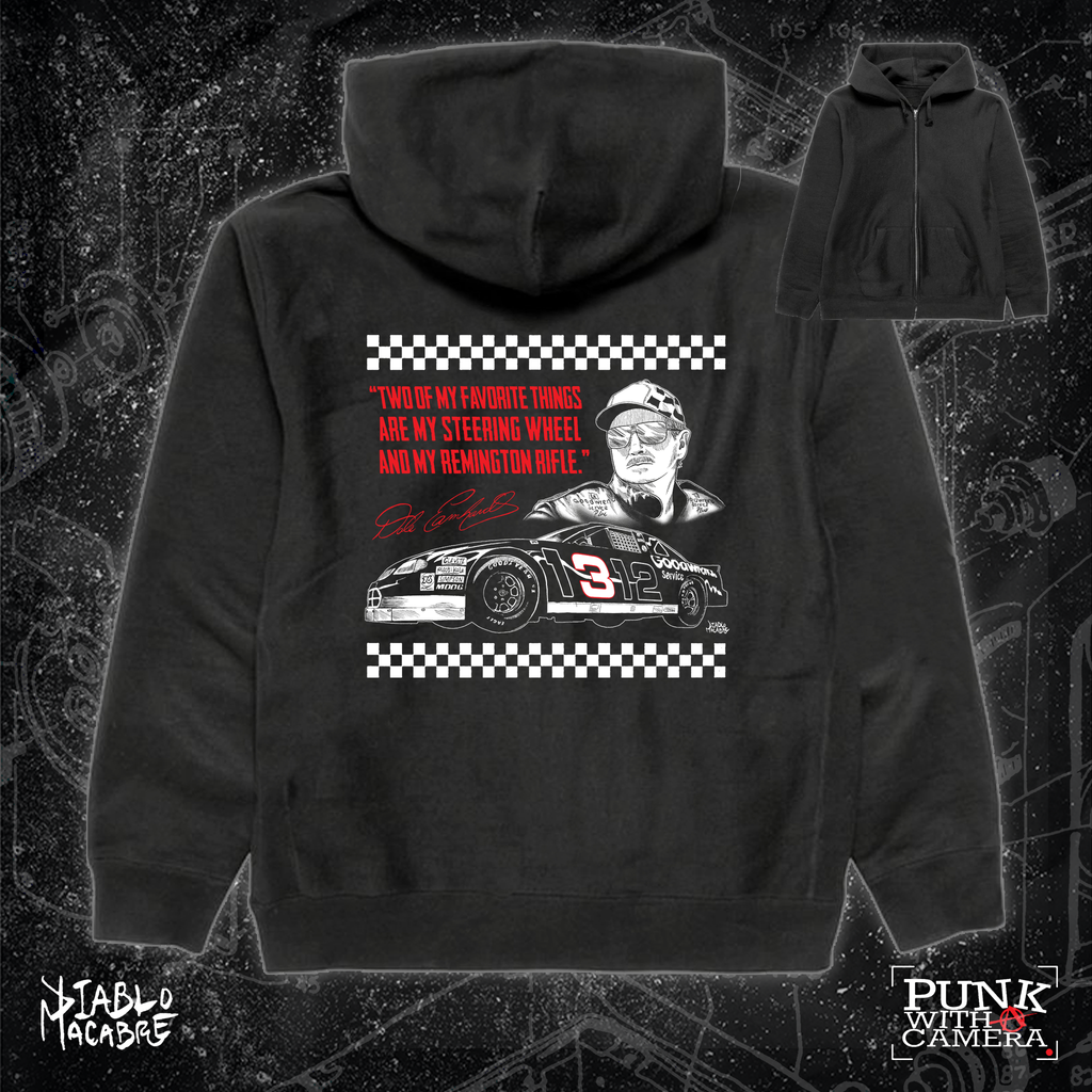 Two Of My Favorite Things Are My Steering Wheel And My Remington Rifle. - Two Color - Diablo Macabre