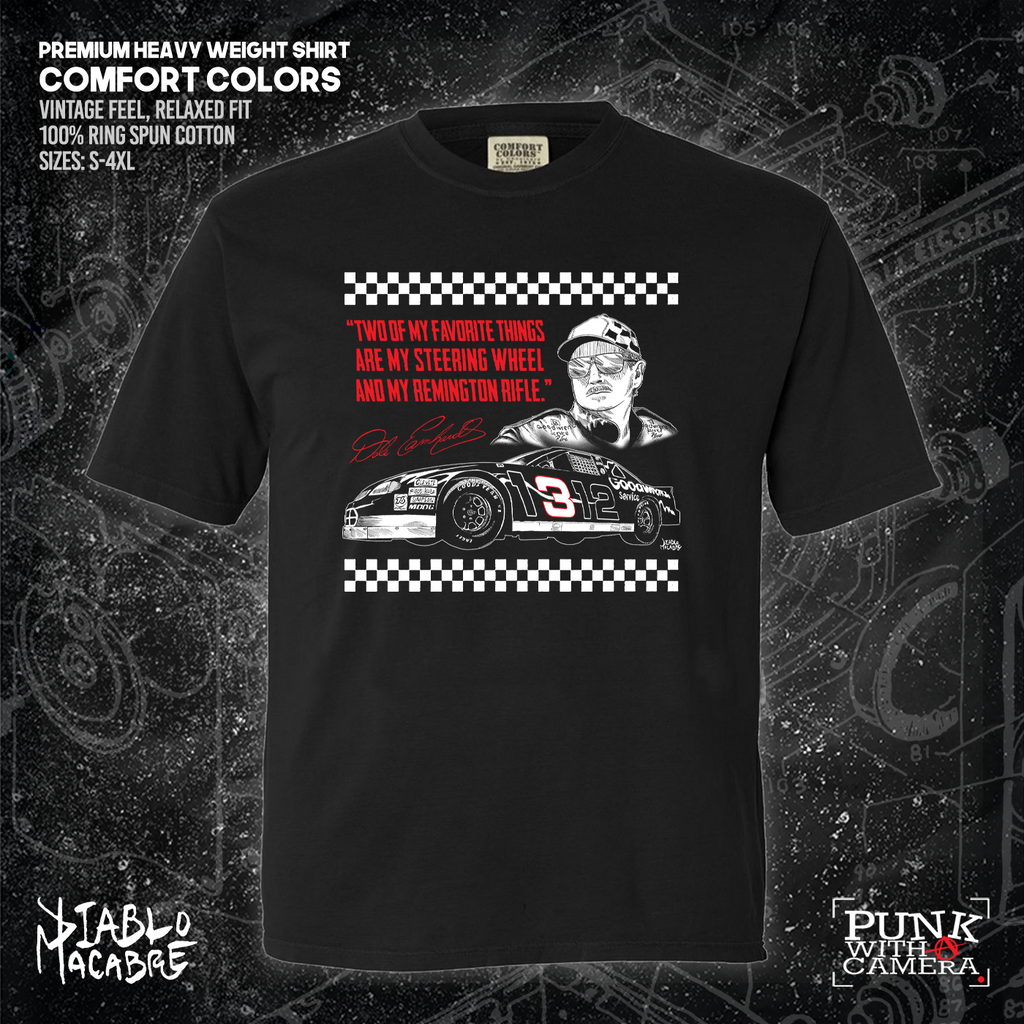Two Of My Favorite Things Are My Steering Wheel And My Remington Rifle. - Diablo Macabre