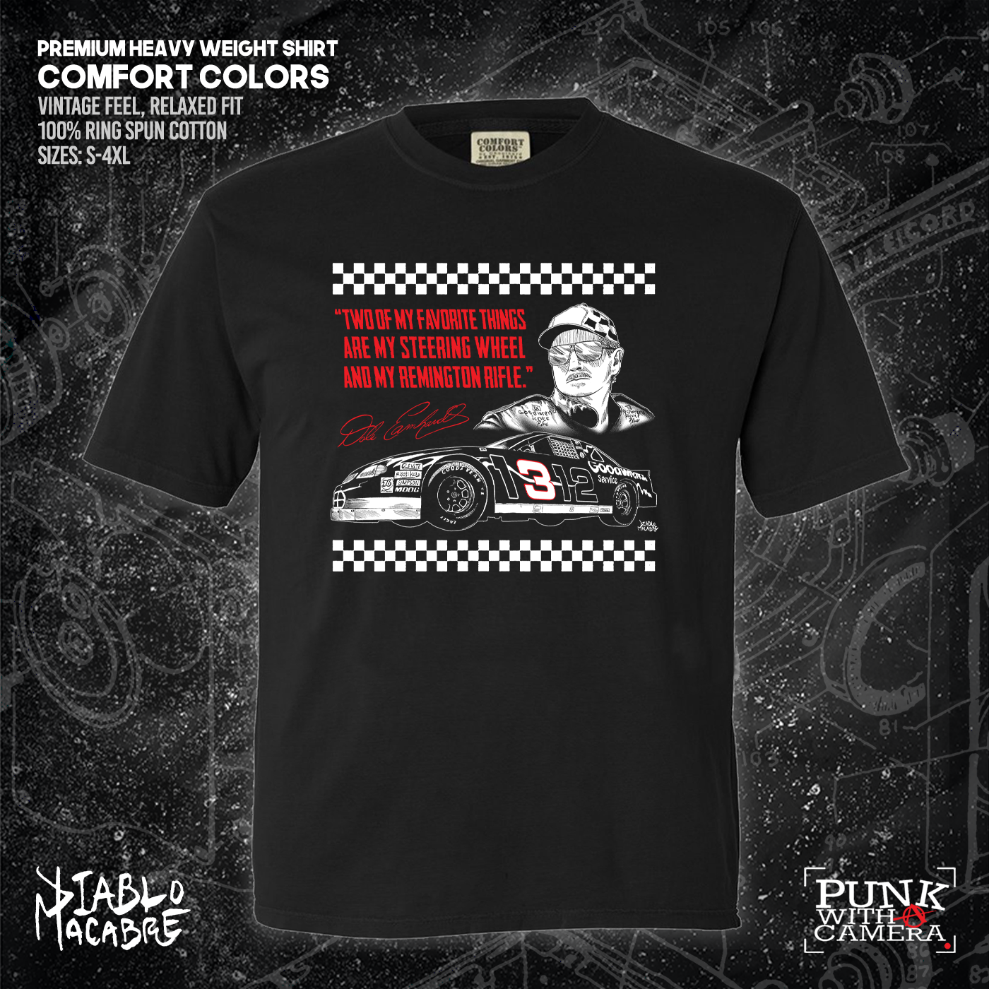 Two Of My Favorite Things Are My Steering Wheel And My Remington Rifle. - Diablo Macabre